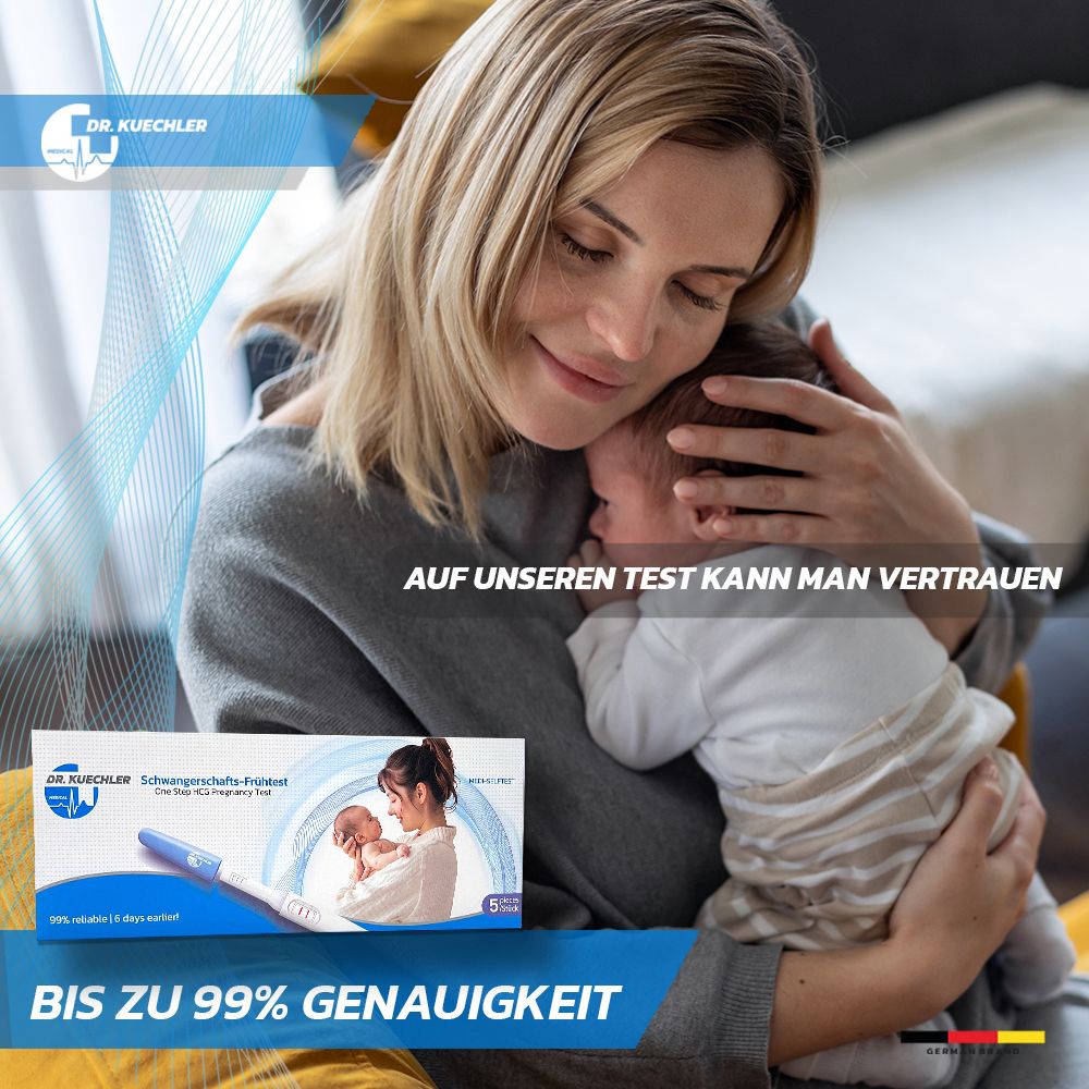 Test de grossesse précoce Dr. Kuechler, précision 99%.