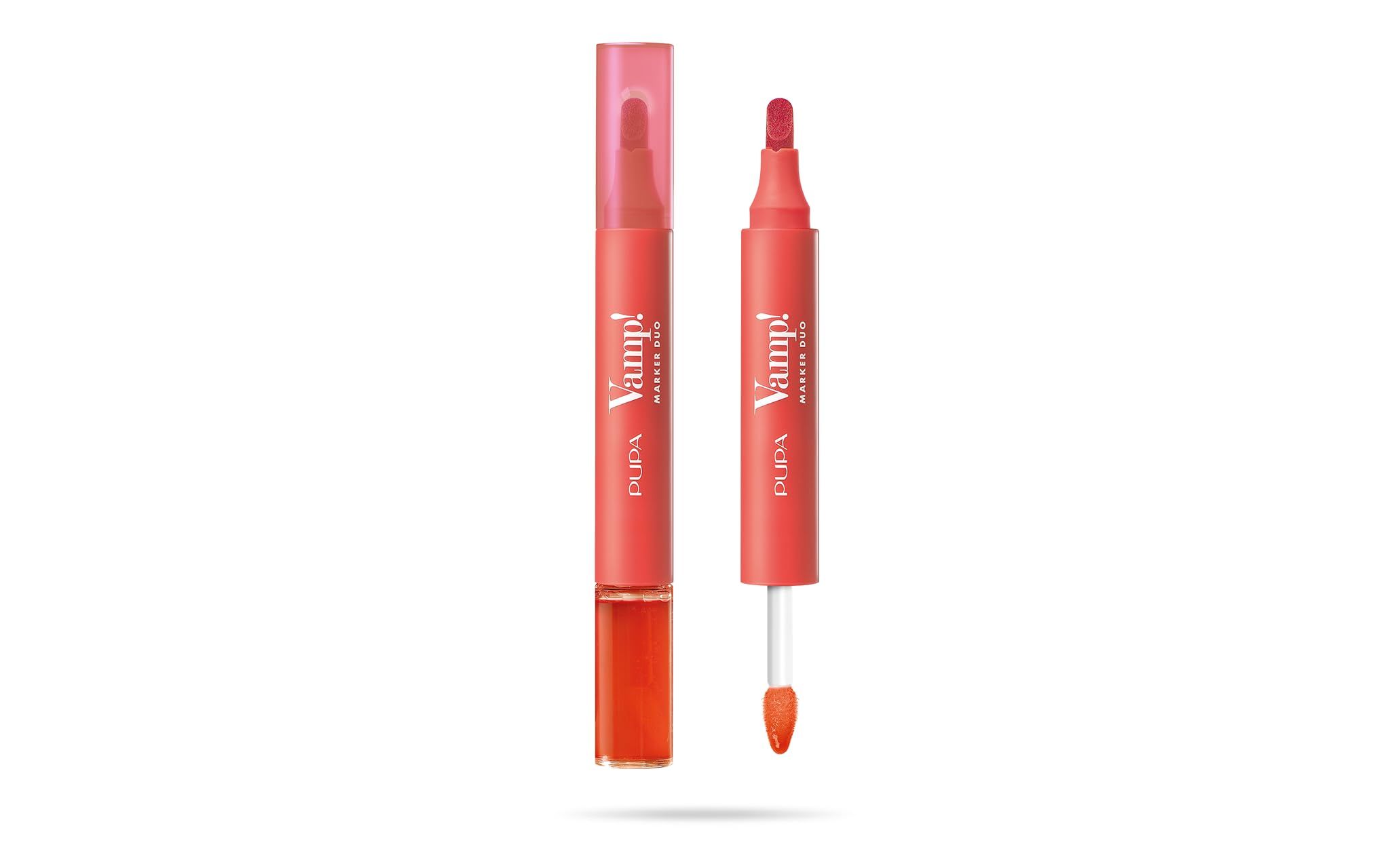 Pupa Vamp! Marker Duo Lippenstift + Gloss 3-in-1 - 007 Red Potion