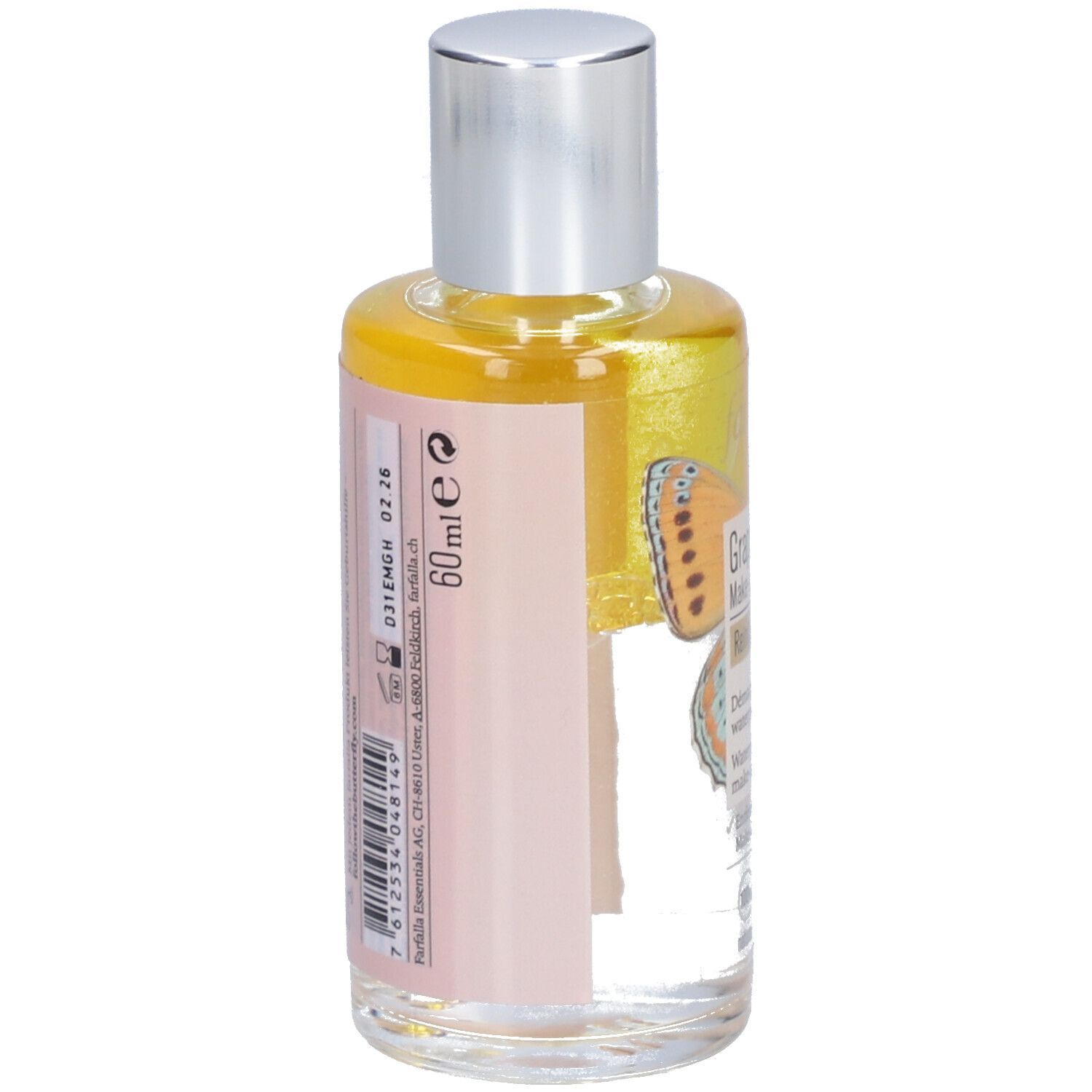 farfalla Grapefruit, Démaquillant waterproof