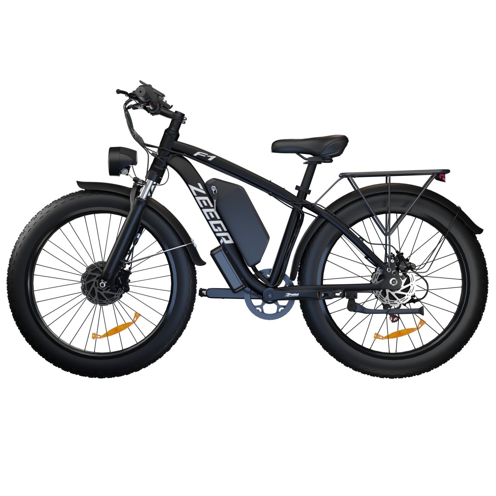 BLUVALL F1AWD Elektrische mountainbike met dubbele motor, 48V 22,4Ah verwijderbare accu