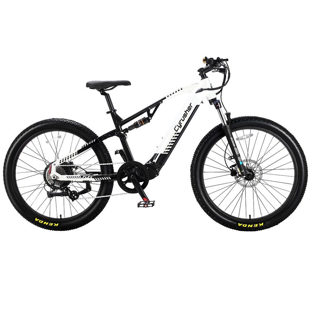 Cyrusher Flex Vélo électrique tout suspendu, 48 V 15 Ah