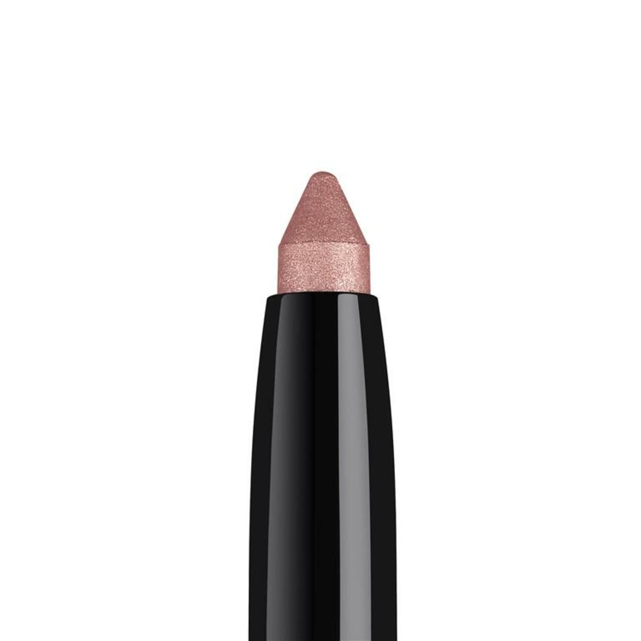 Artdeco High Performance Eyeshadow Stylo. Roze punt, zwarte stift. Close-up.