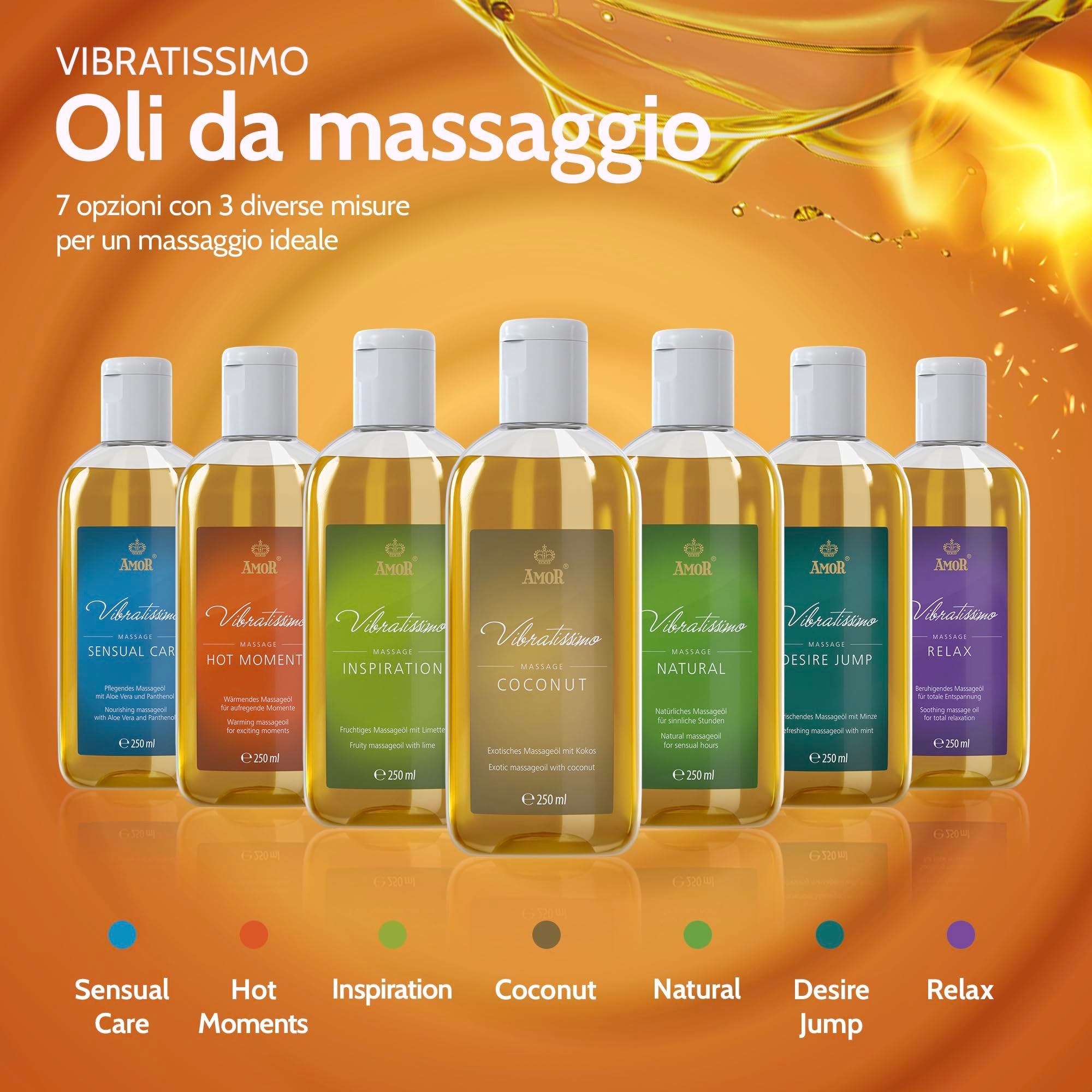 Vibratissimo Huile de Massage Hot Moments