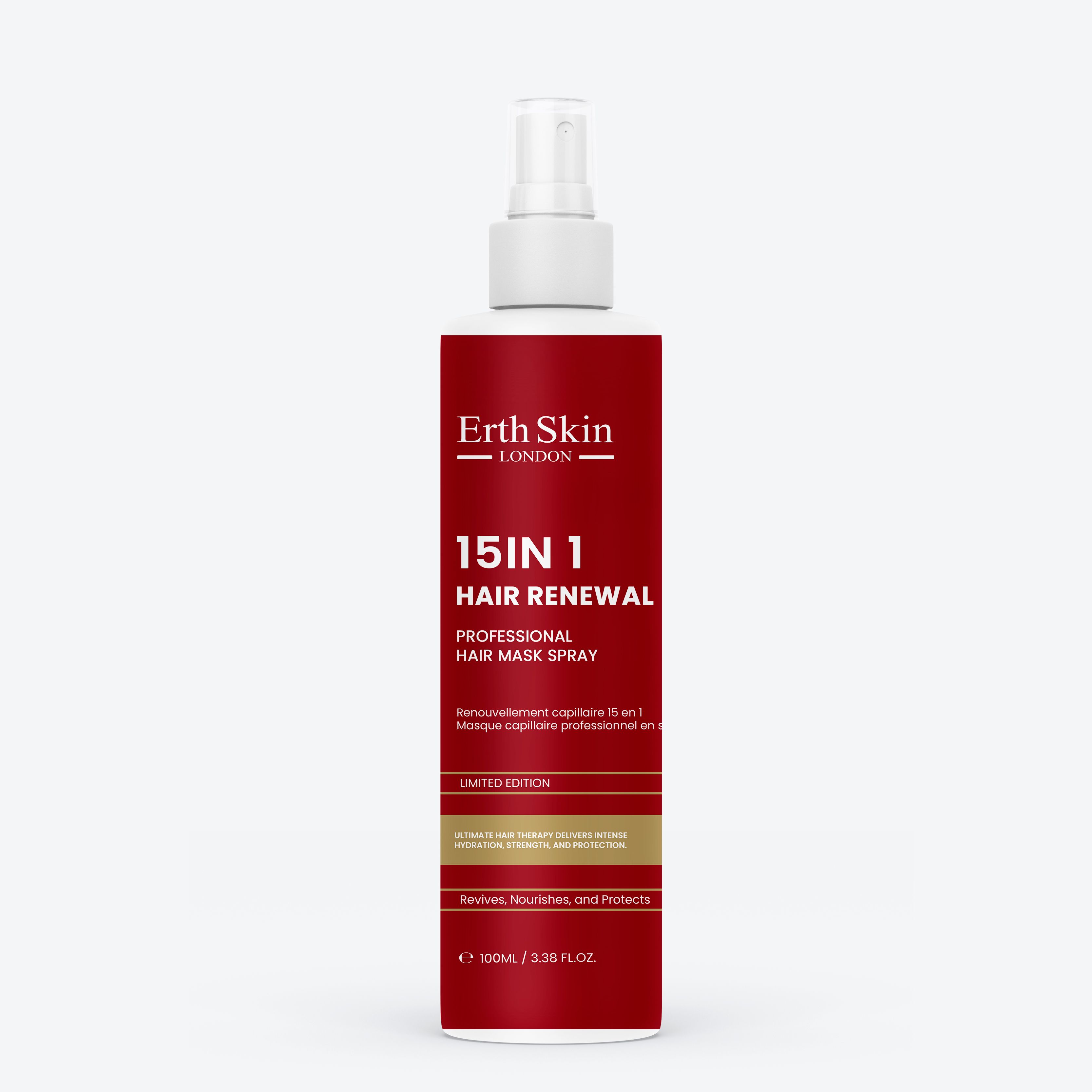 ErthSkin London Spray Masque Réparateur Cheveux 15-en-1 Édition Limitée