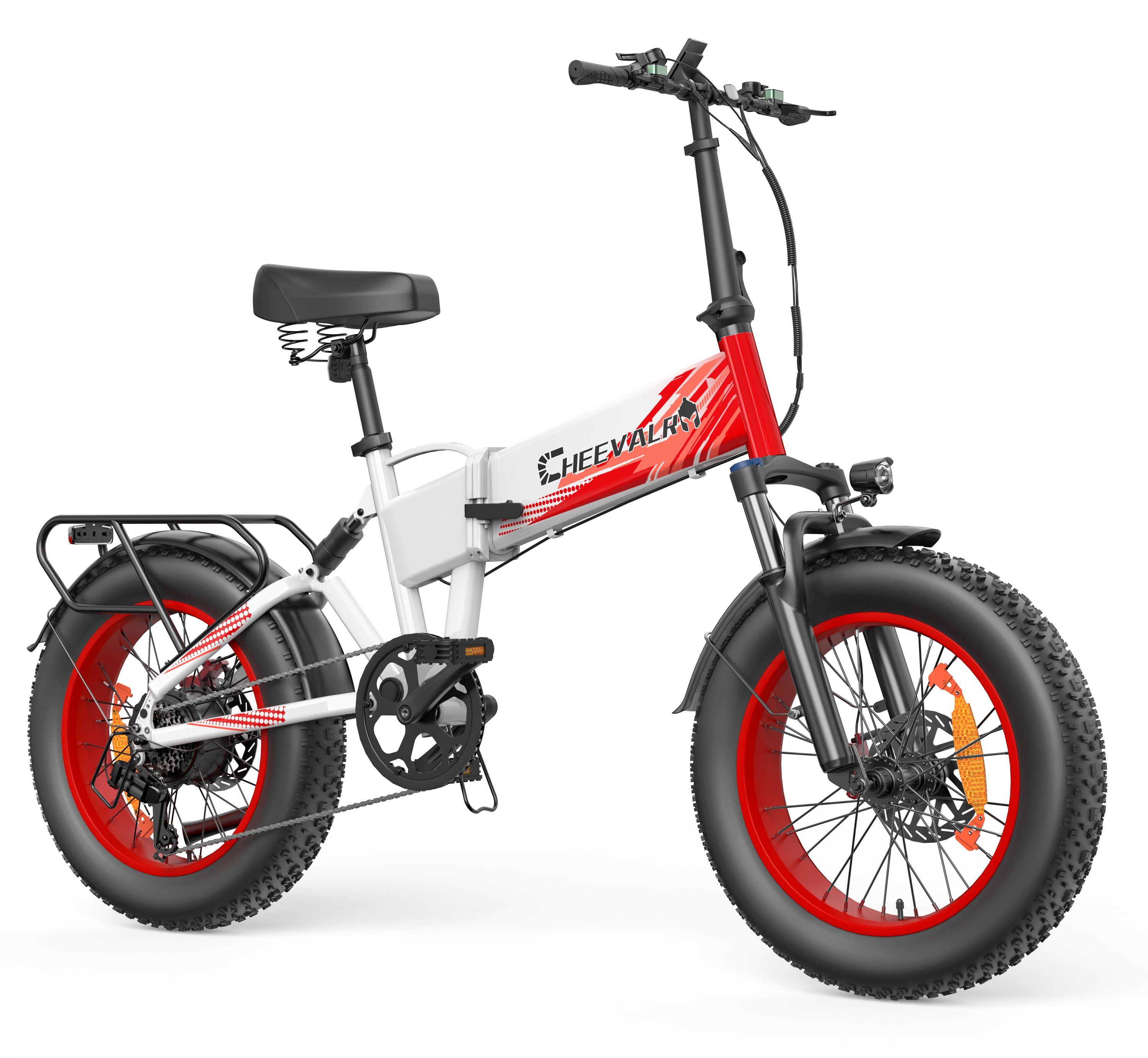 Cheevalry CF1000-1 Vélo électrique pliable, batterie 48 V 20 Ah