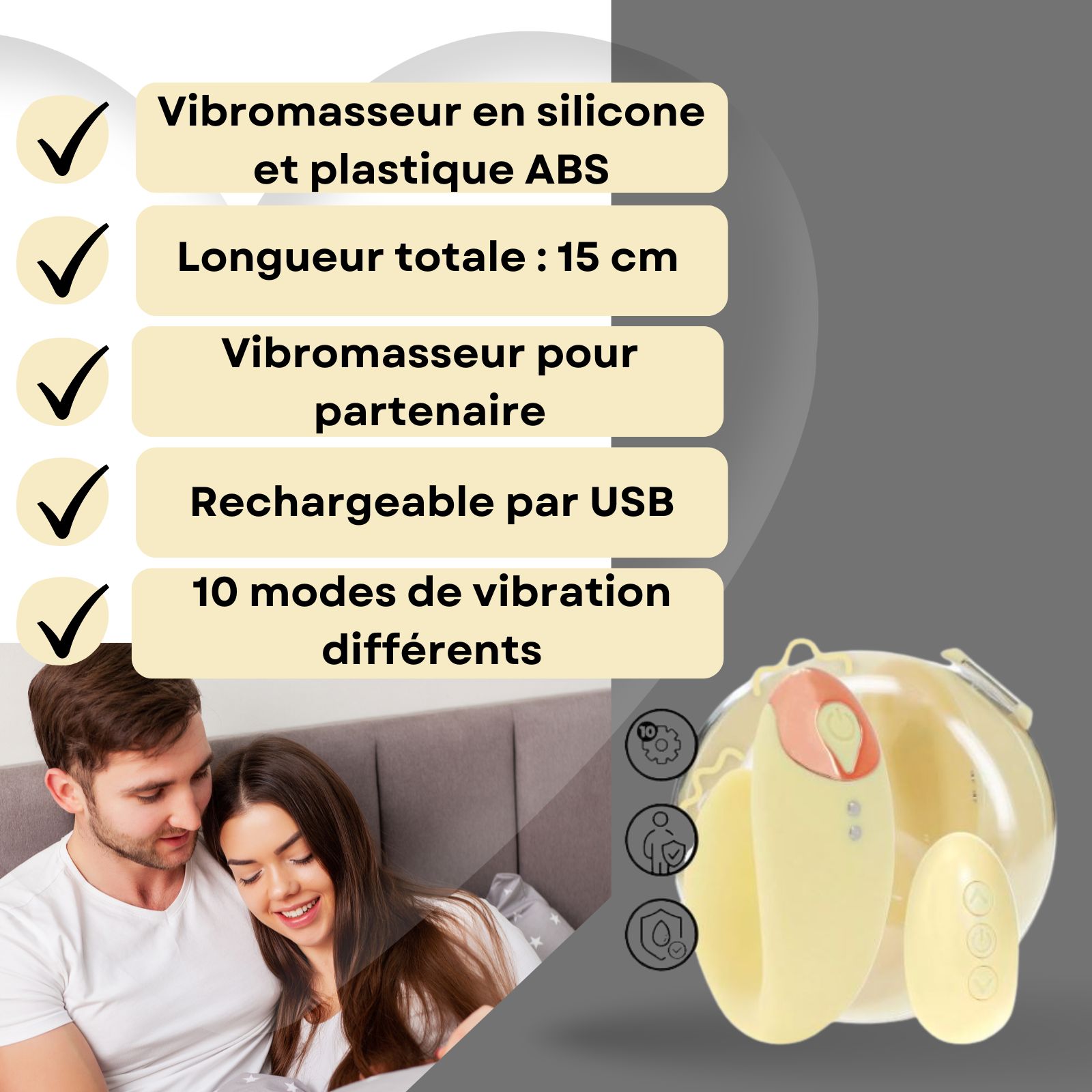 Lovelyness - Vibromasseur pour couples - Partner Dream
