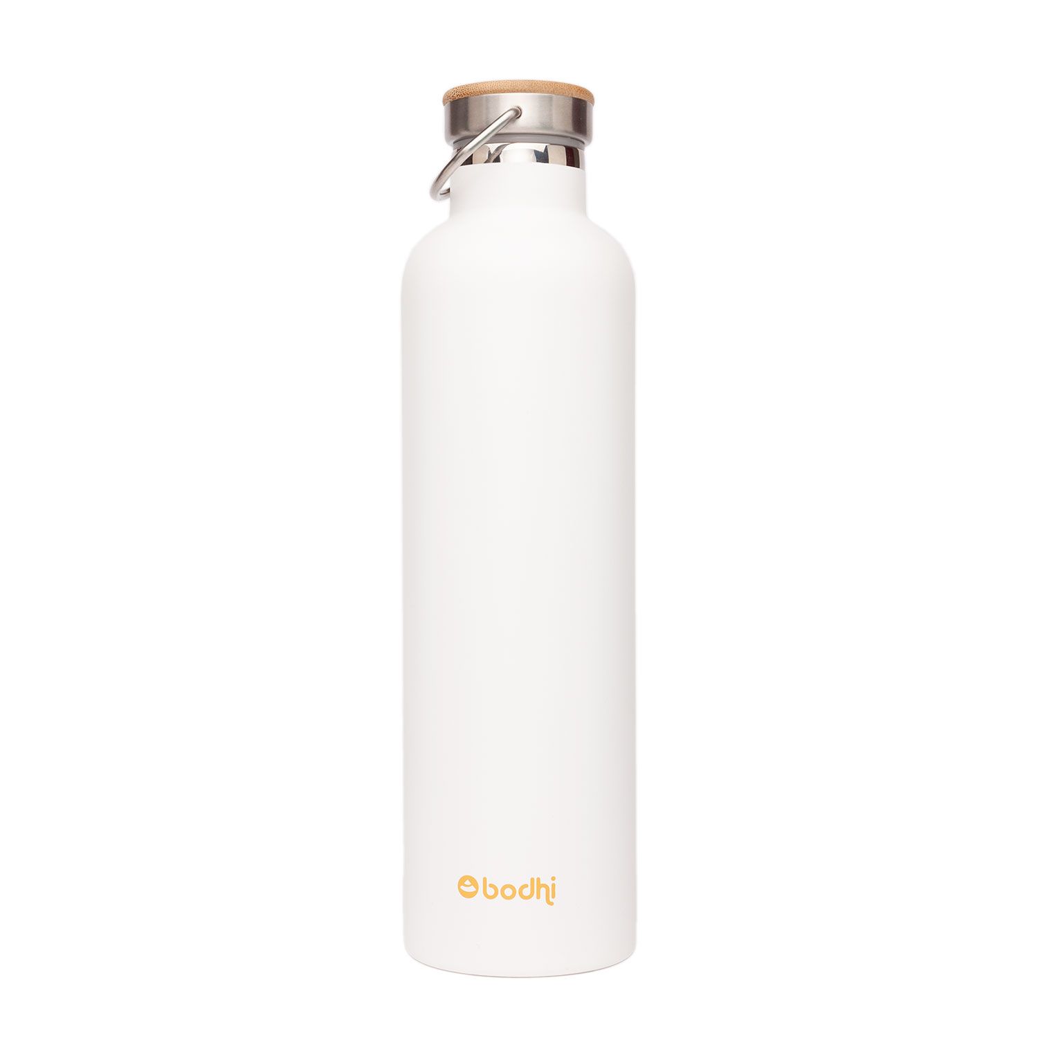 bodhi Bouteille isotherme 1l, acier inoxydable blanc