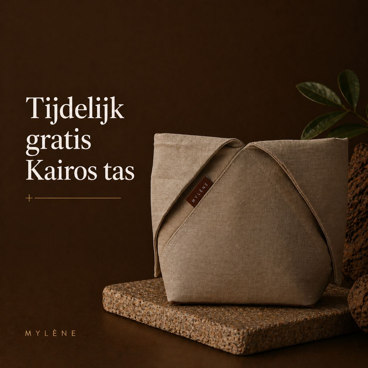 Kairos roller deodorant in donkere fles.