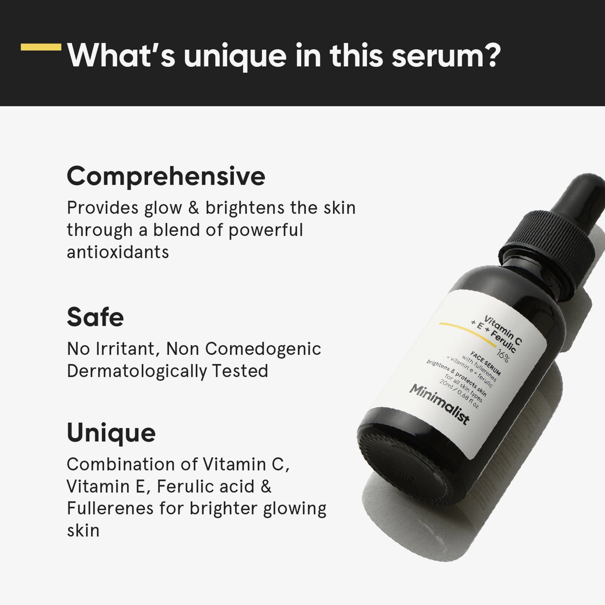 Minimalist Vitamin C + E + Ferulic 16% Face Serum