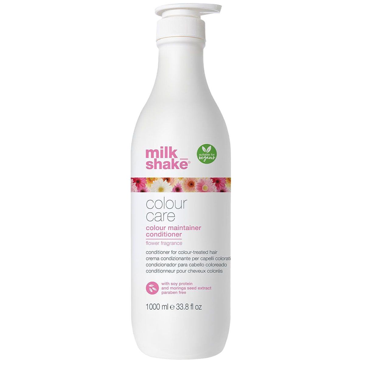 Flacon de revitalisant Milkshake Colour Care avec pompe, 1000ml.