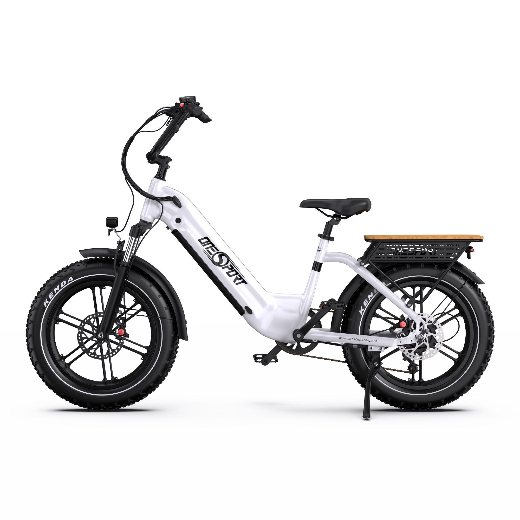 ONESPORT OT08 Vélo électrique tout-terrain - Moteur 500 W - Batterie 48 V 18 Ah