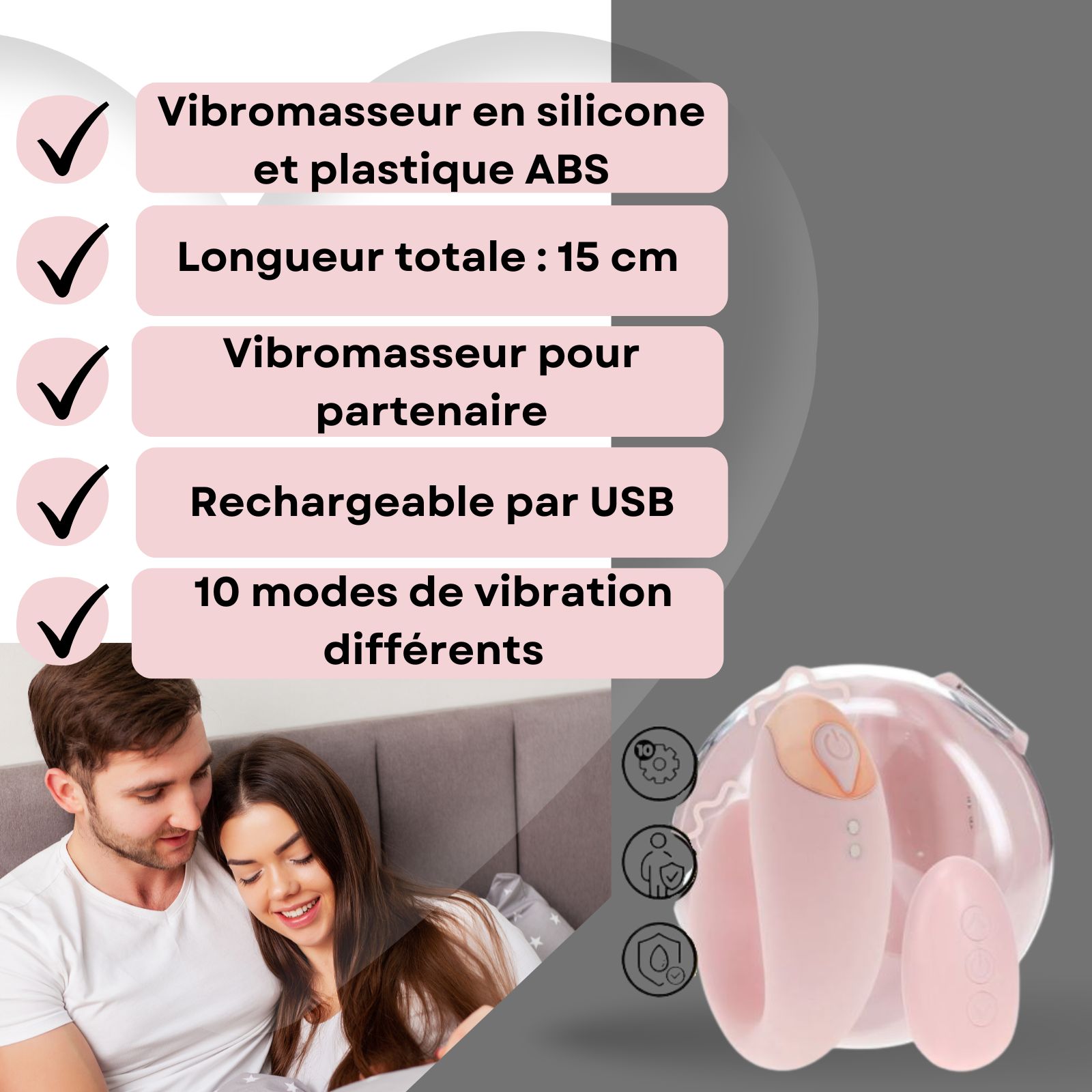 Lovelyness - Vibromasseur pour couples - Partner Dream