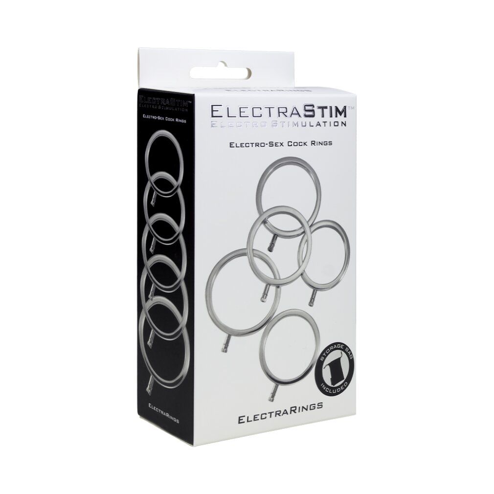 ElectraStim Solid Metal Cock Ring Set 5 tailles