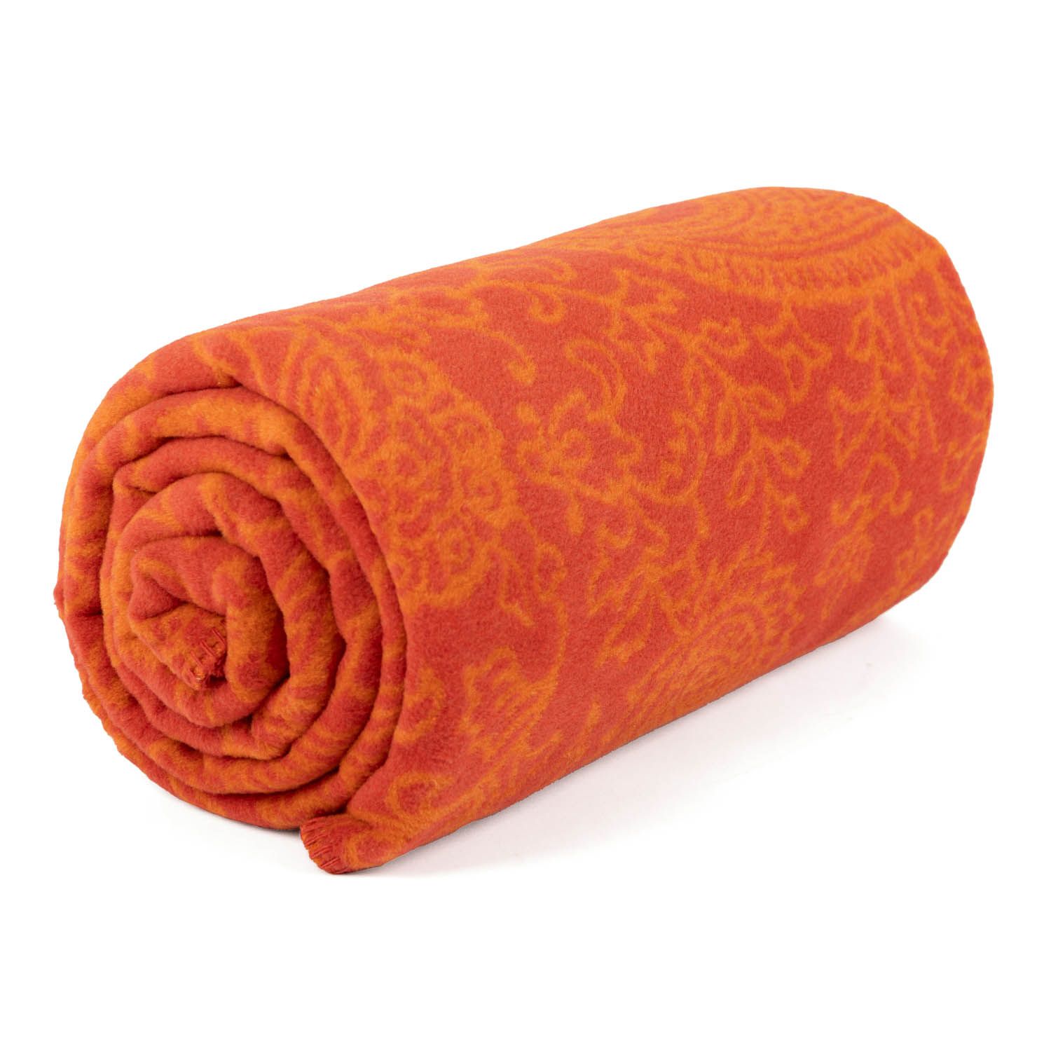 bodhi Couverture Paisley, orange