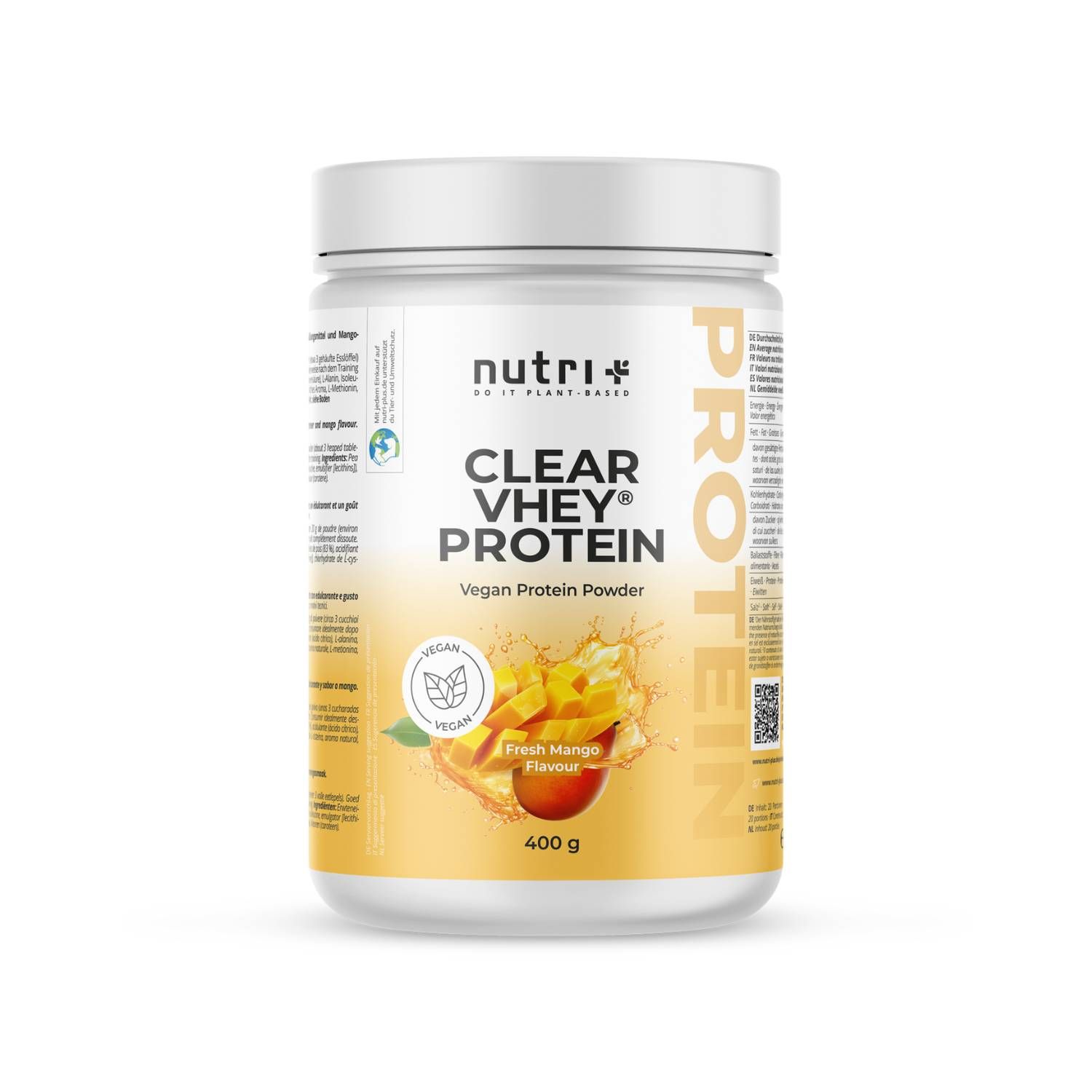 nutri+ Clear Vhey Protein poudre