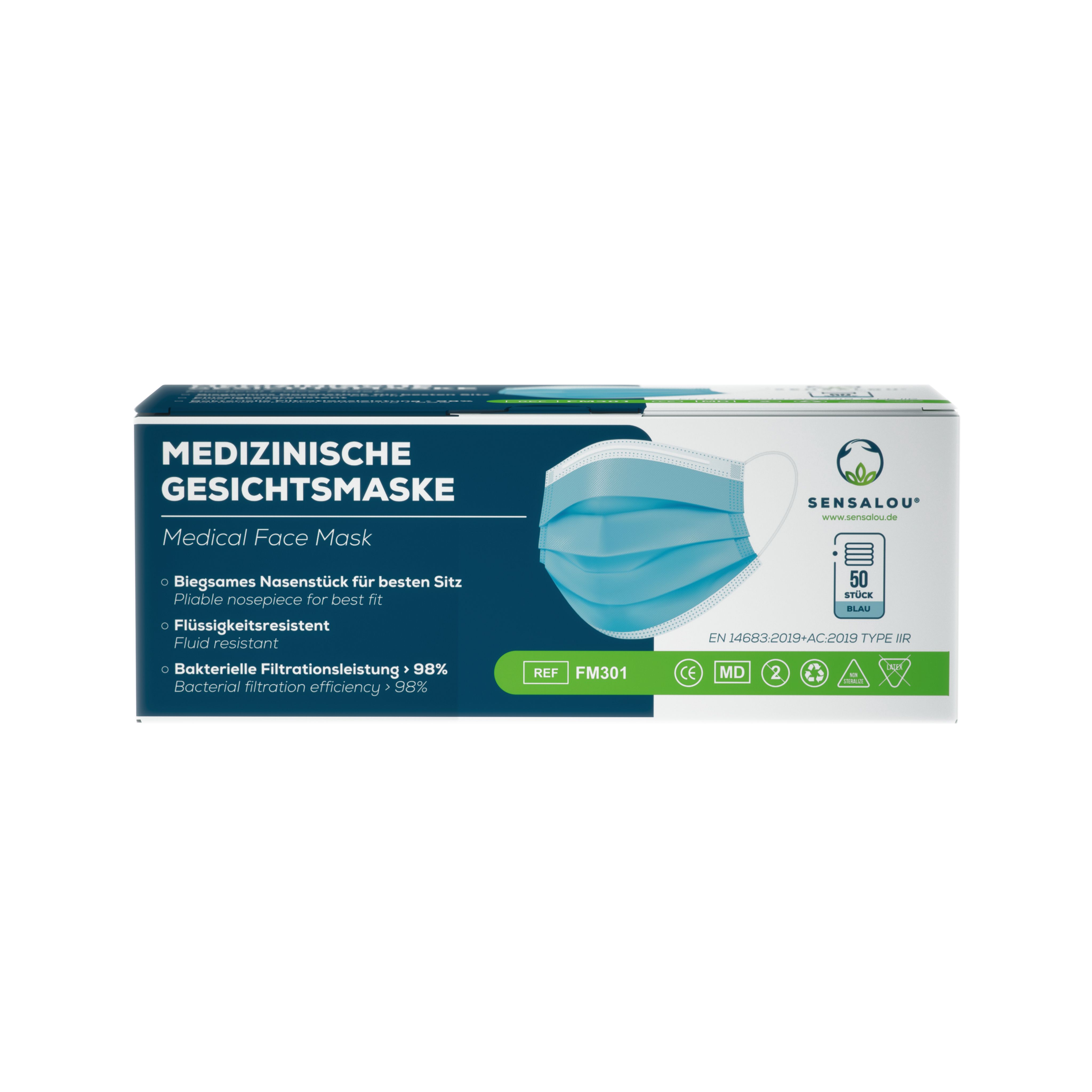 Sensalou Medical Chirurgische Gezichts Maskers