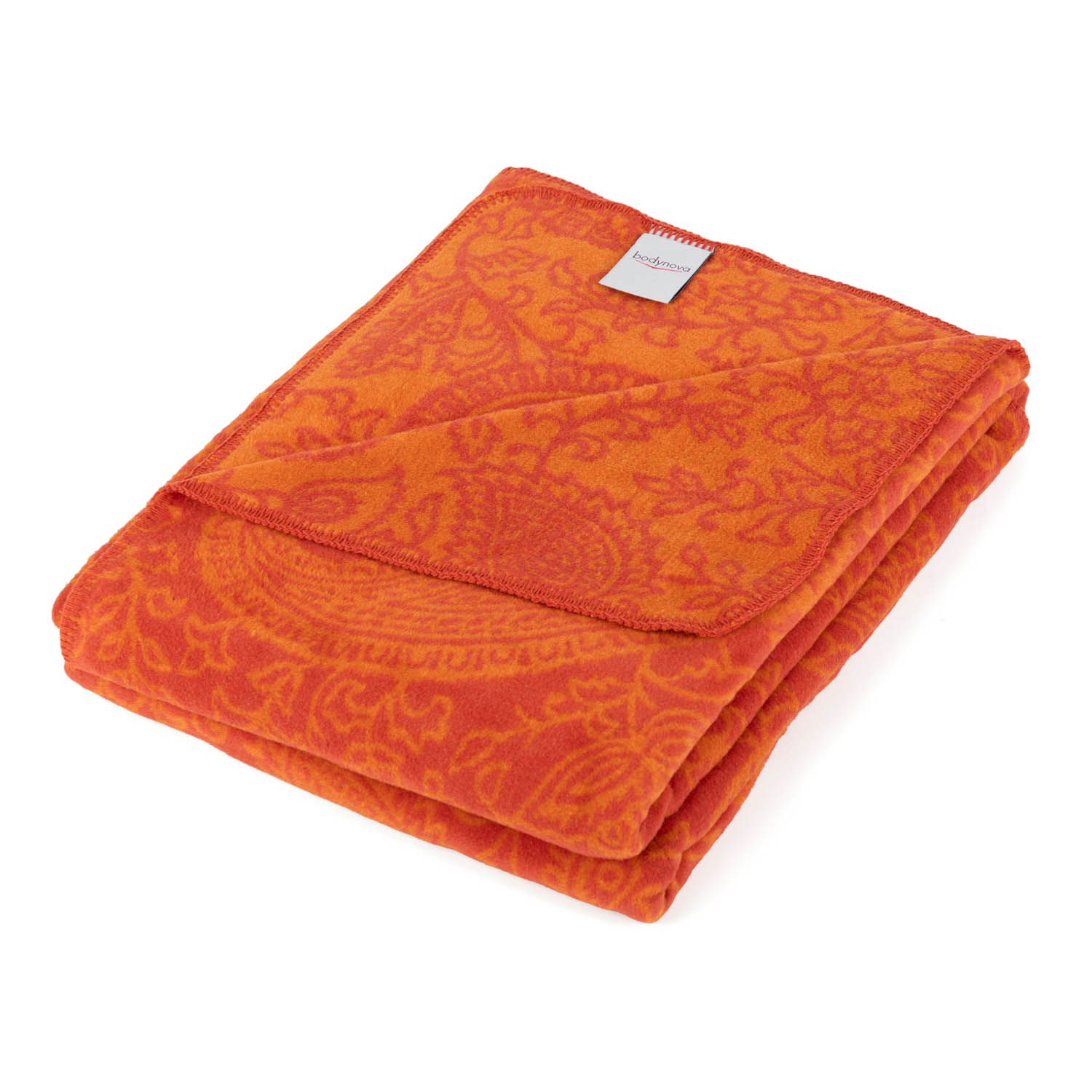 bodhi Couverture Paisley, orange