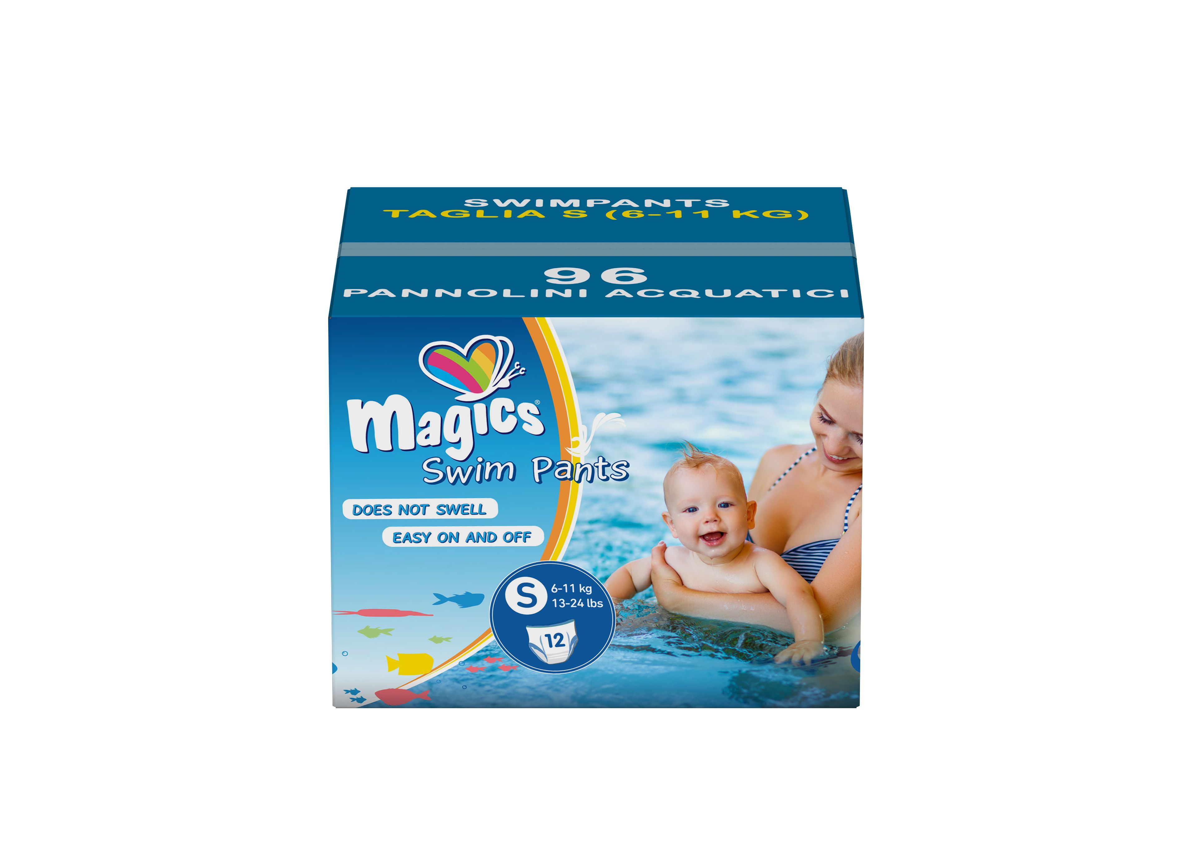 Magics Swim Pants Wegwerpzwemluiers voor baby's