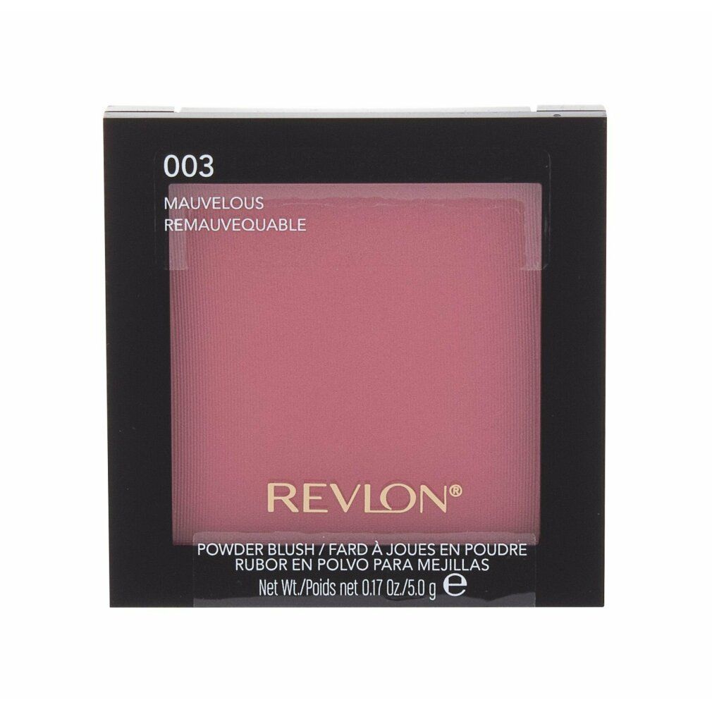Revlon Powder Blush Stick "Mauveolous" 003. Zwarte verpakking met roze blush.