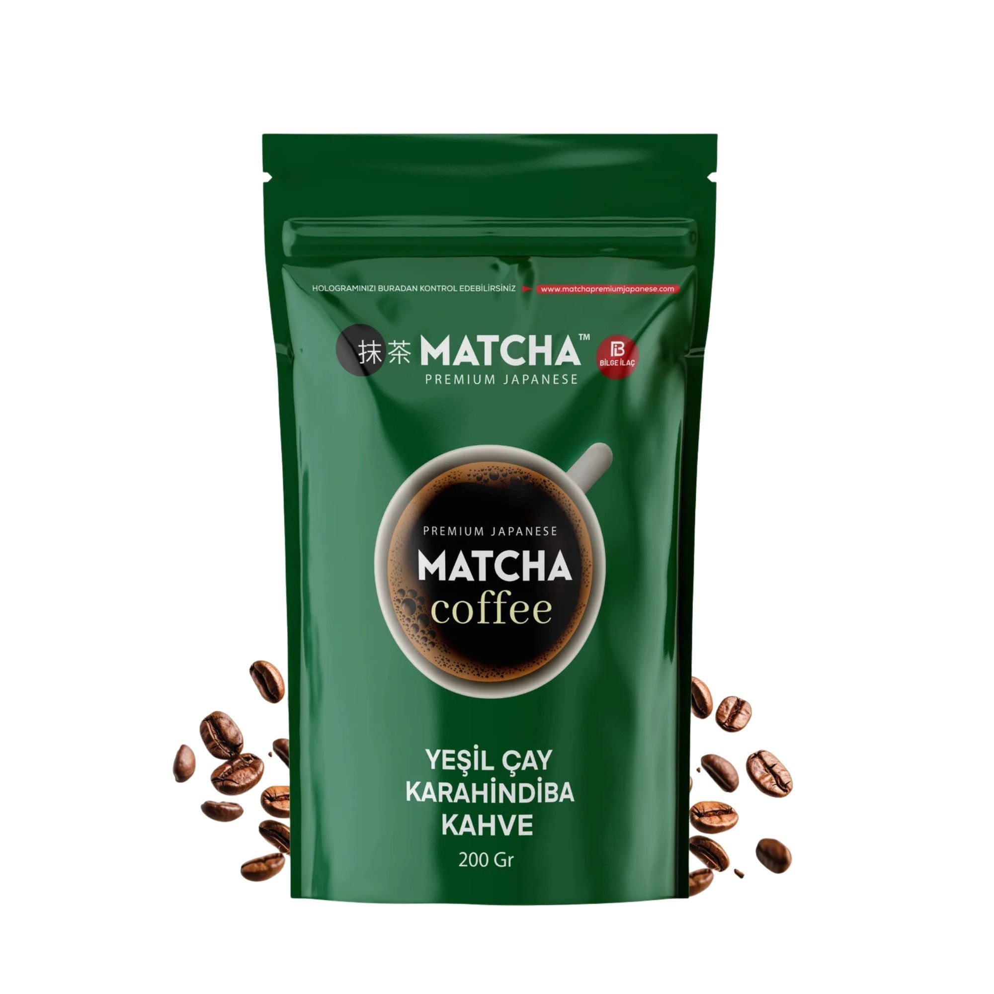 Bilge İlaç Premium Matcha Koffie met groene thee en paardenbloem