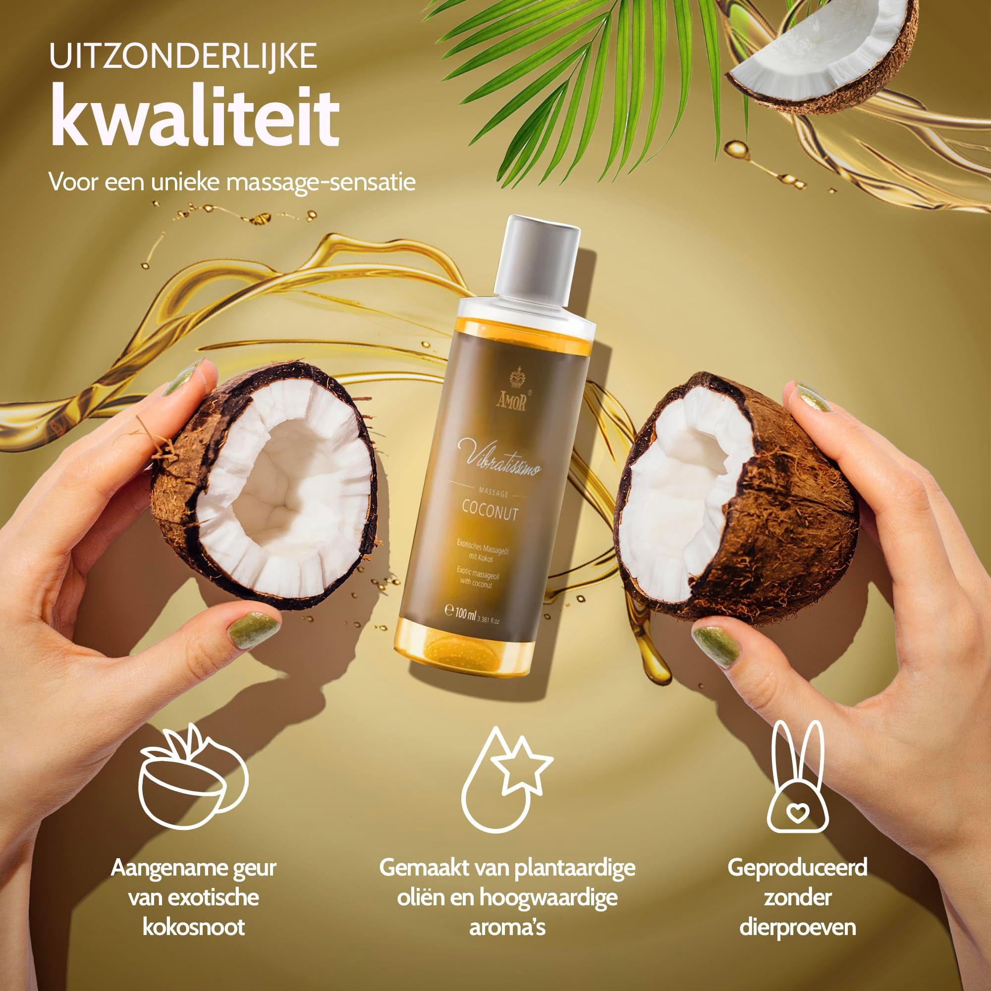 Vibratissimo Massageolie Coconut