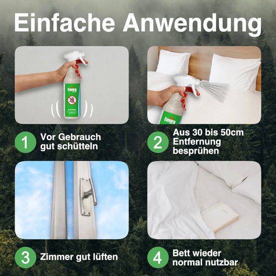 Envira Spray Anti-Acariens avec Recharge