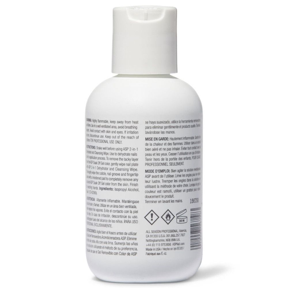 ASP - Lingette Déshydratante et Nettoyante 2-en-1