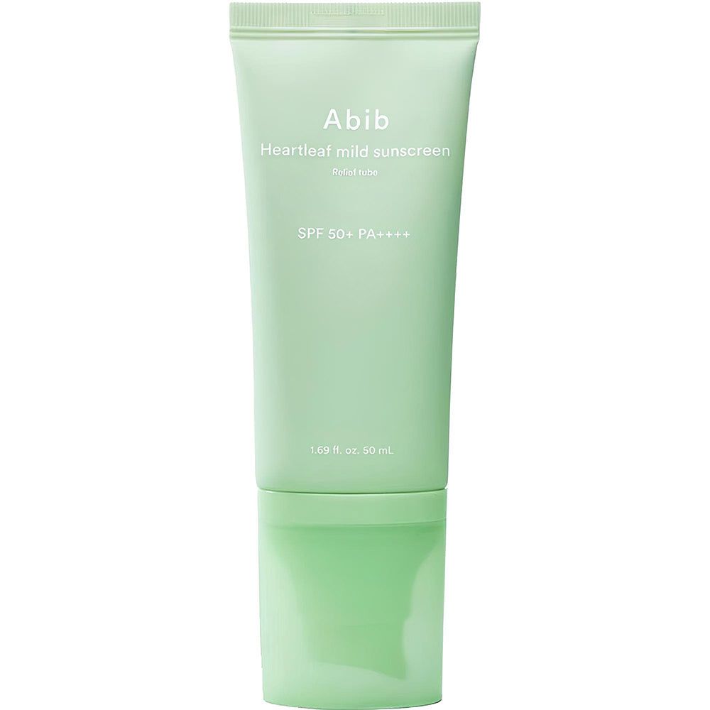 Abib Heartleaf mild sunscreen, SPF 50+ PA++++, 50 ml.