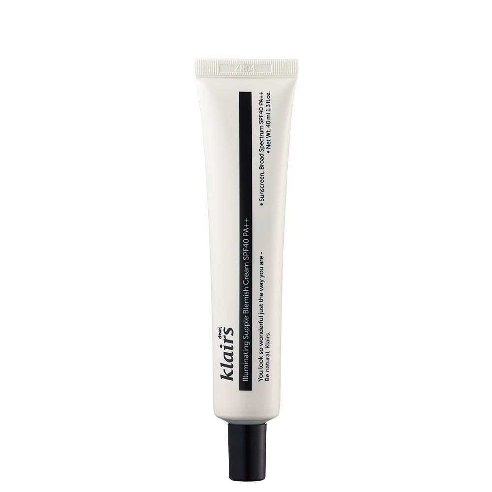 Tube de BB Crème Klairs Illuminating Supple Blemish SPF 40, 40ml.