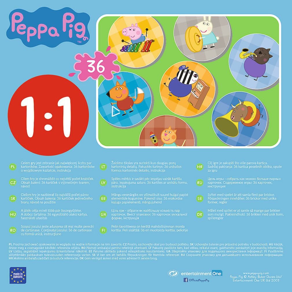 trefl Peppa Pig Pexeso