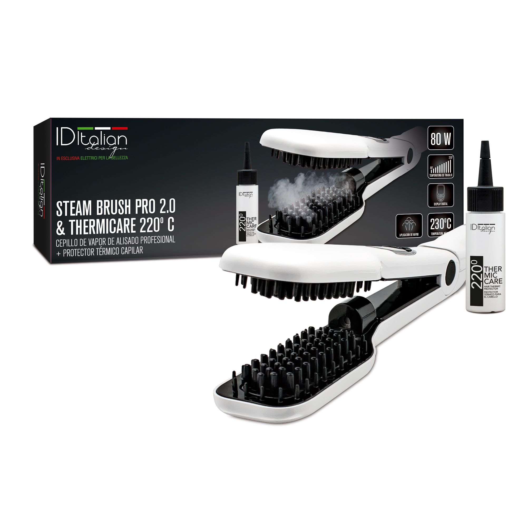 POSTQUAM Stoomhaarborstel Steam Brush ID Thermicare