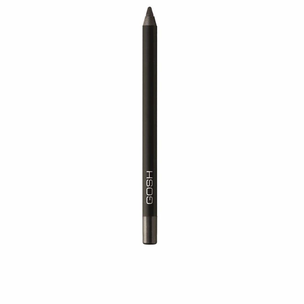 Gosh Velvet Touch Eyeliner. Grijze potlood met zwarte schacht. Merk Gosh.