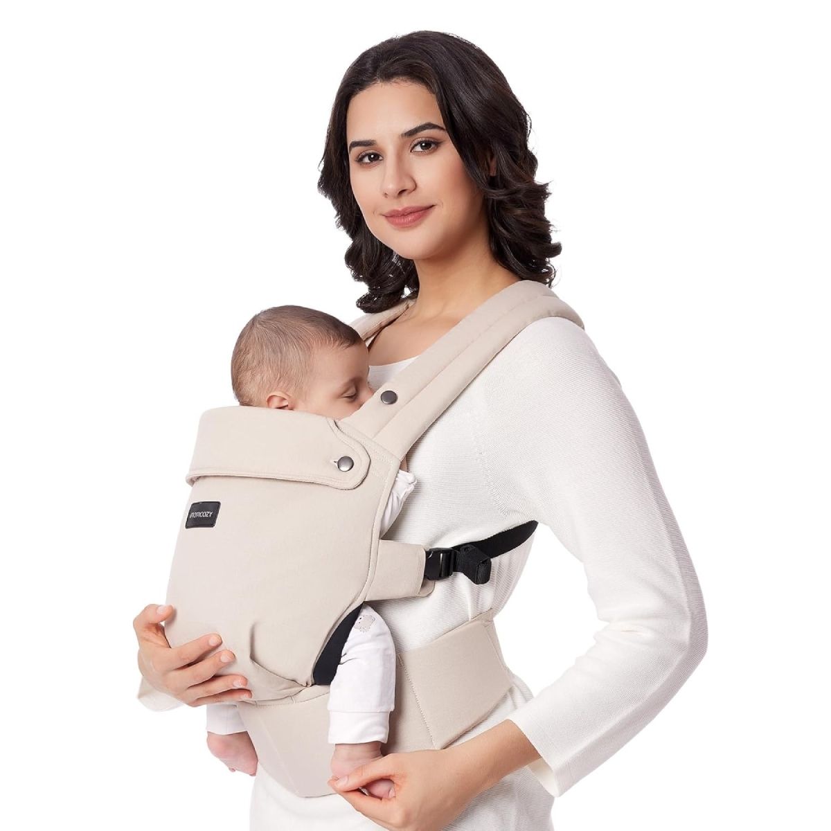 Momcozy draagzak van katoen, kaki