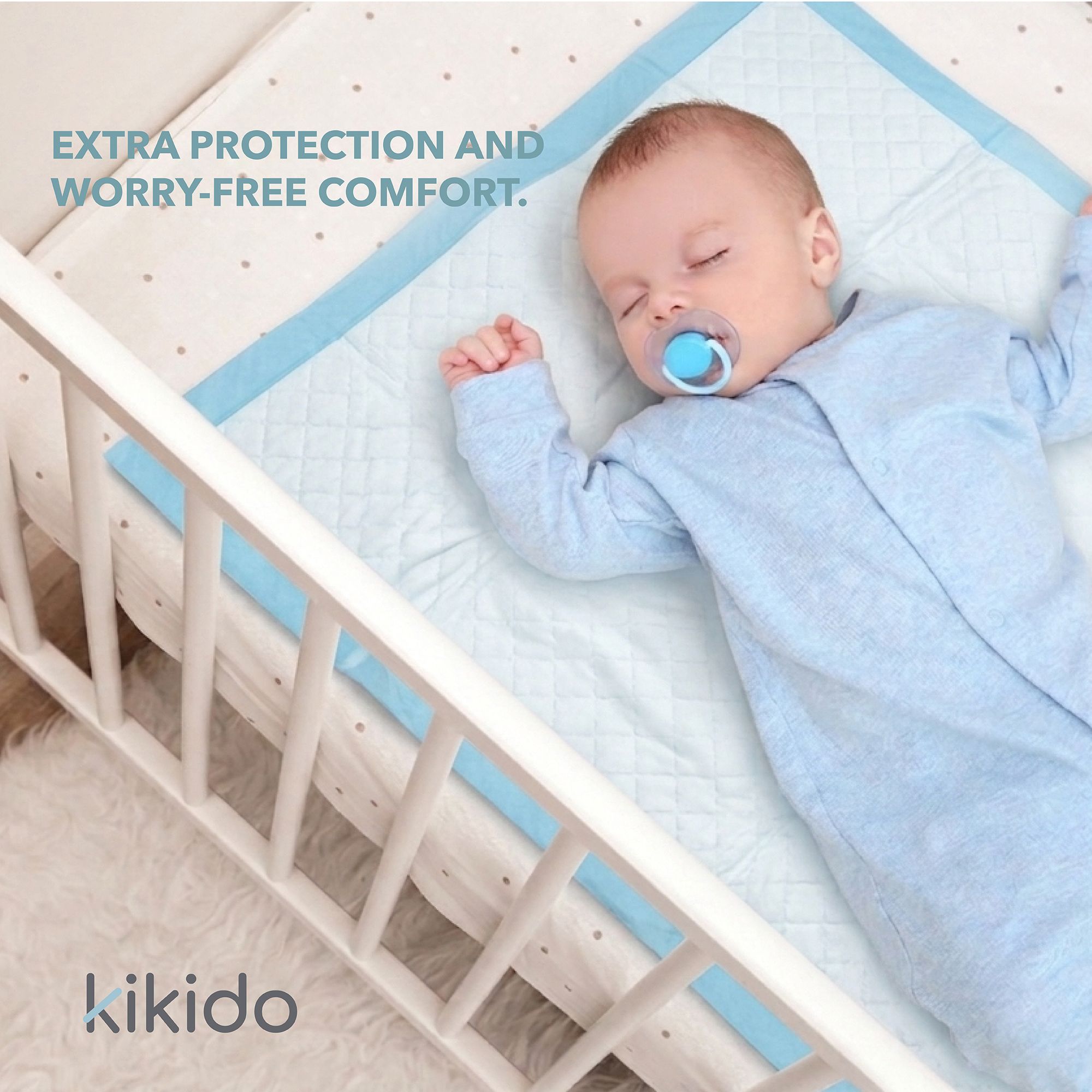 Kikido Wegwerp aankleedkussen voor baby's 40x60