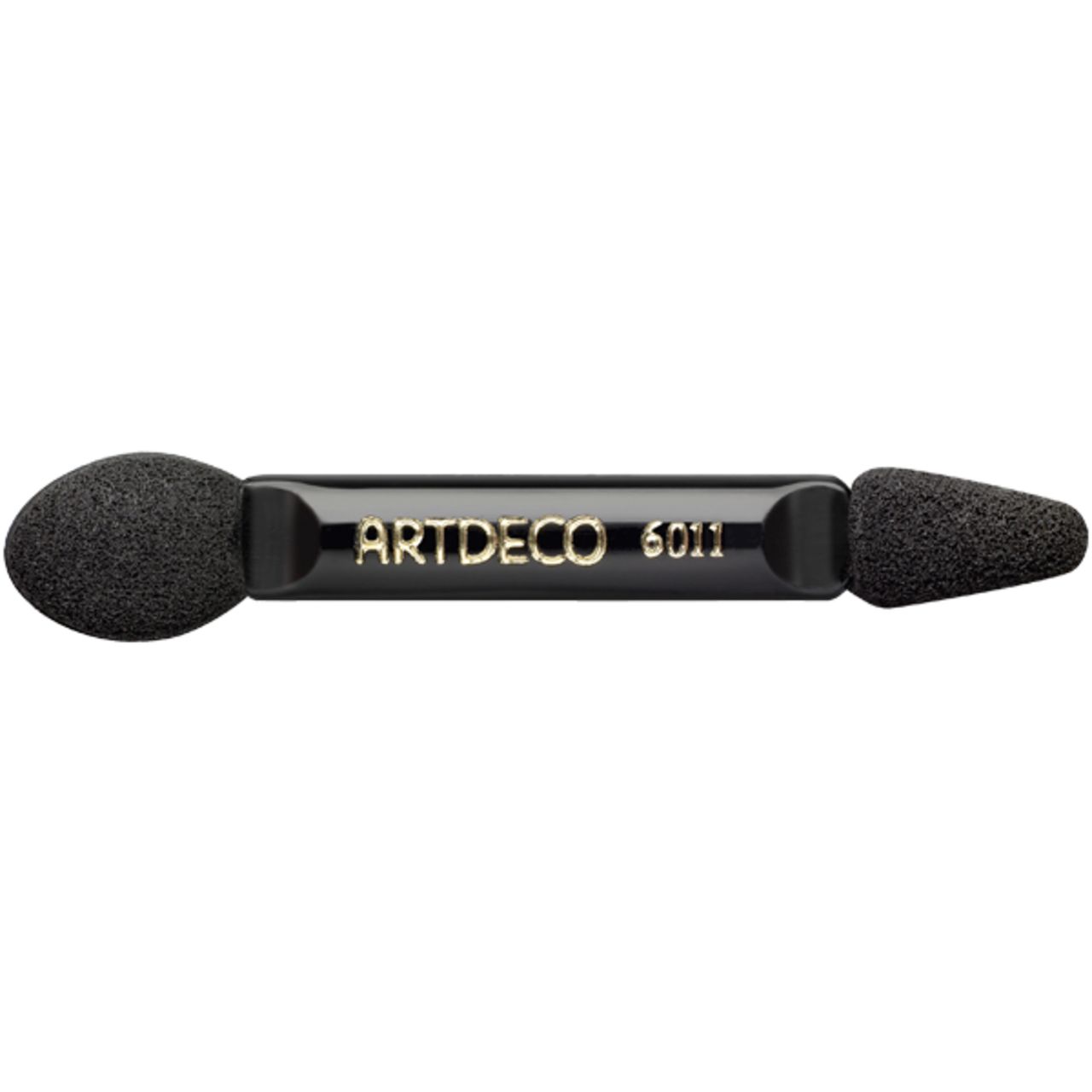 Dubbele applicator met zwarte handgreep en twee applicators. "ARTDECO 6011" staat op de handgreep.
