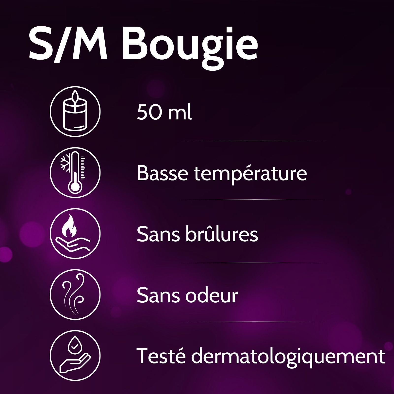 Vibratissimo Bougie S/M Mystic Black