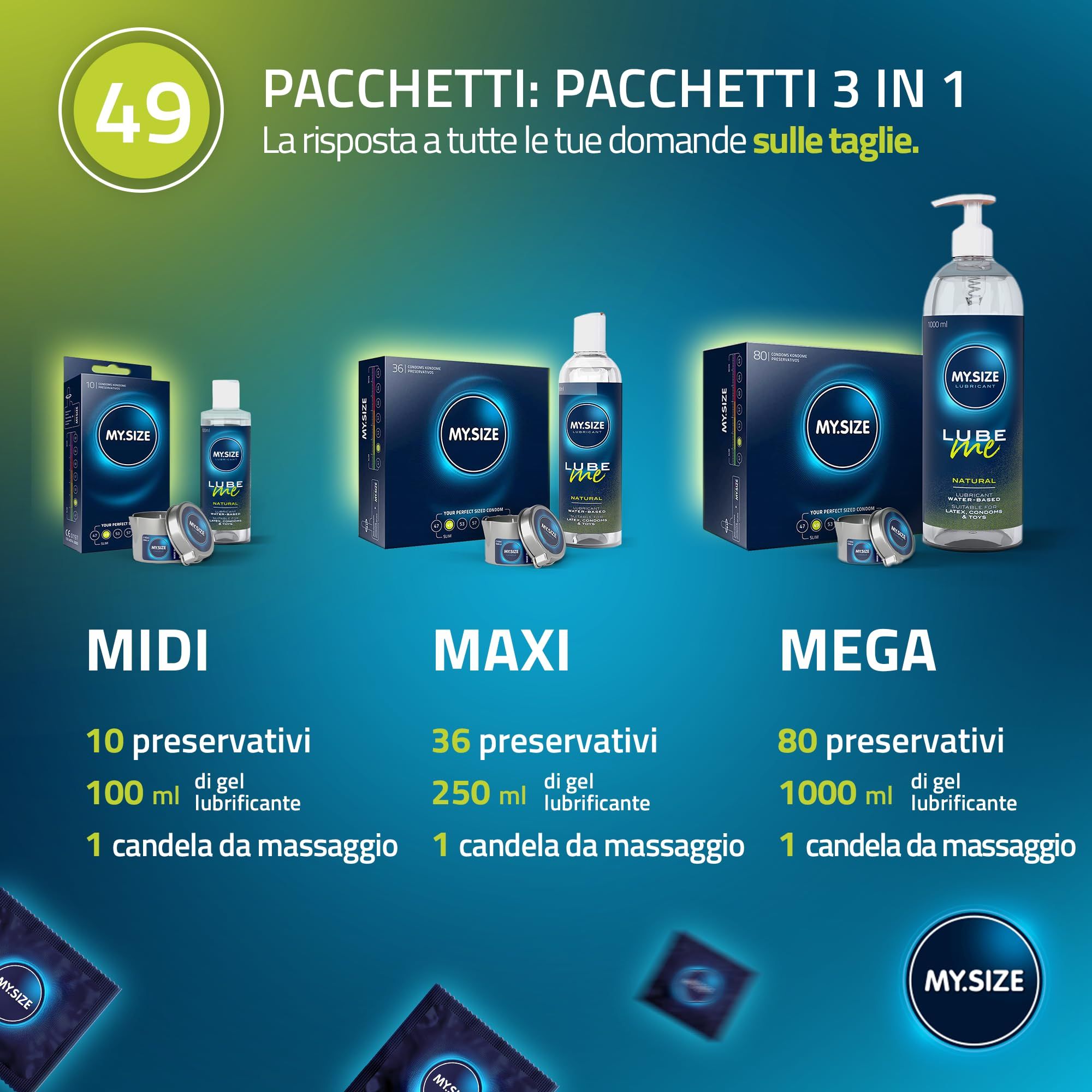 MY.SIZE Classic Préservatifs Taille 2 49mm