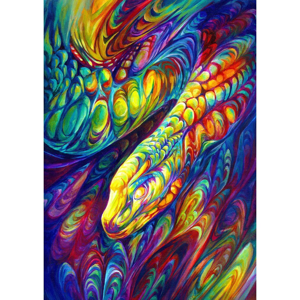 enjoy Arc-en-ciel Serpent Puzzle 1000 pièces