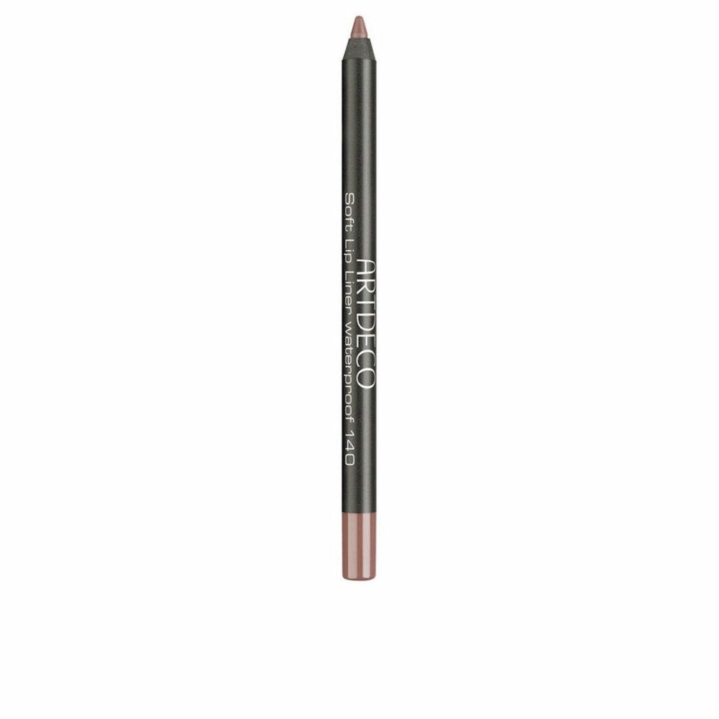Lipliner potlood. Zwart, met productnaam en kleurnummer. Punt en uiteinde roze.
