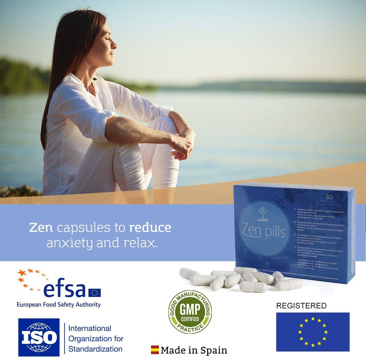 500Cosmetics Zen Pills tegen stress en angst