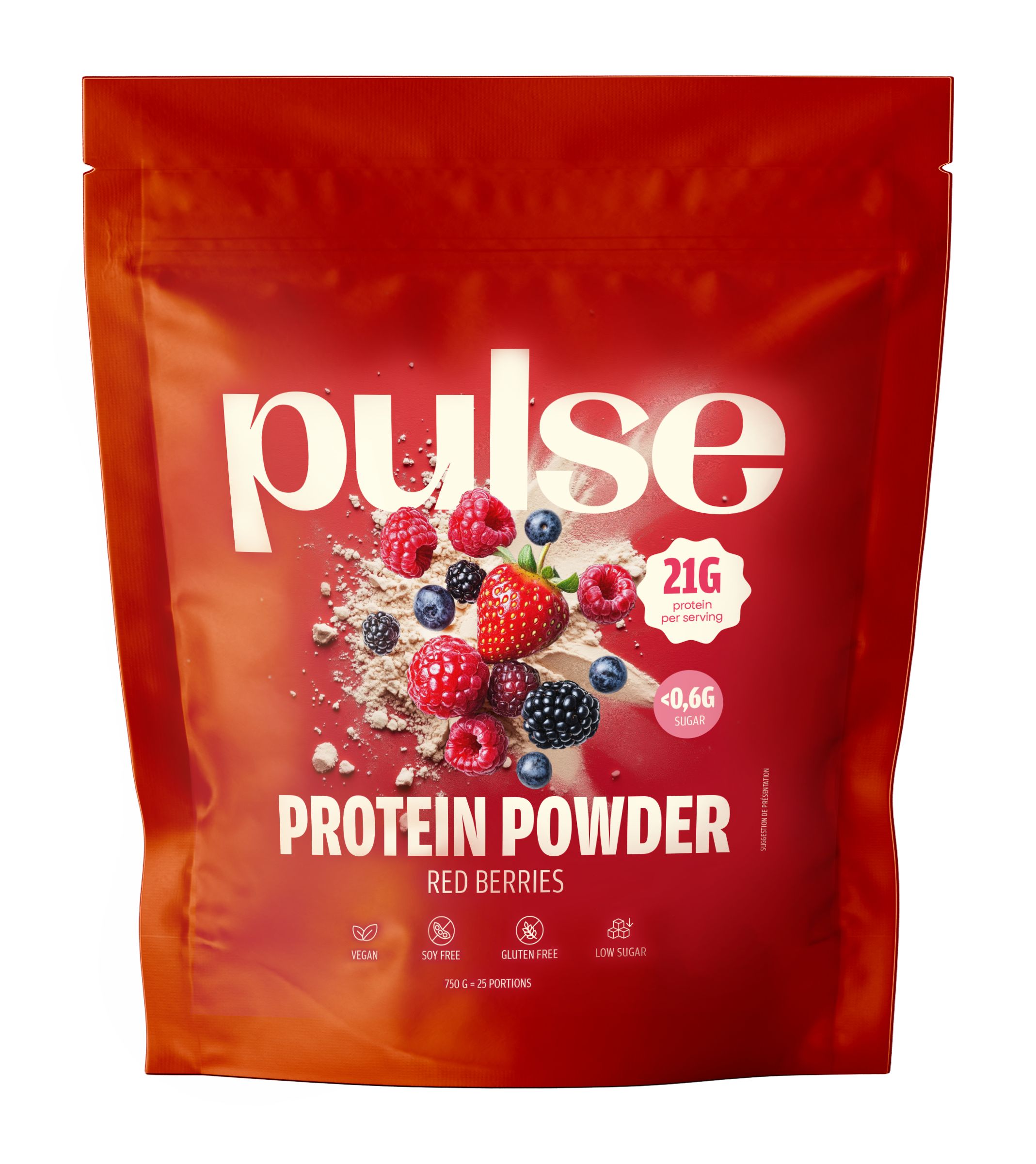Pulse Protein Poudre Protéinée Vegan Fruits Rouges