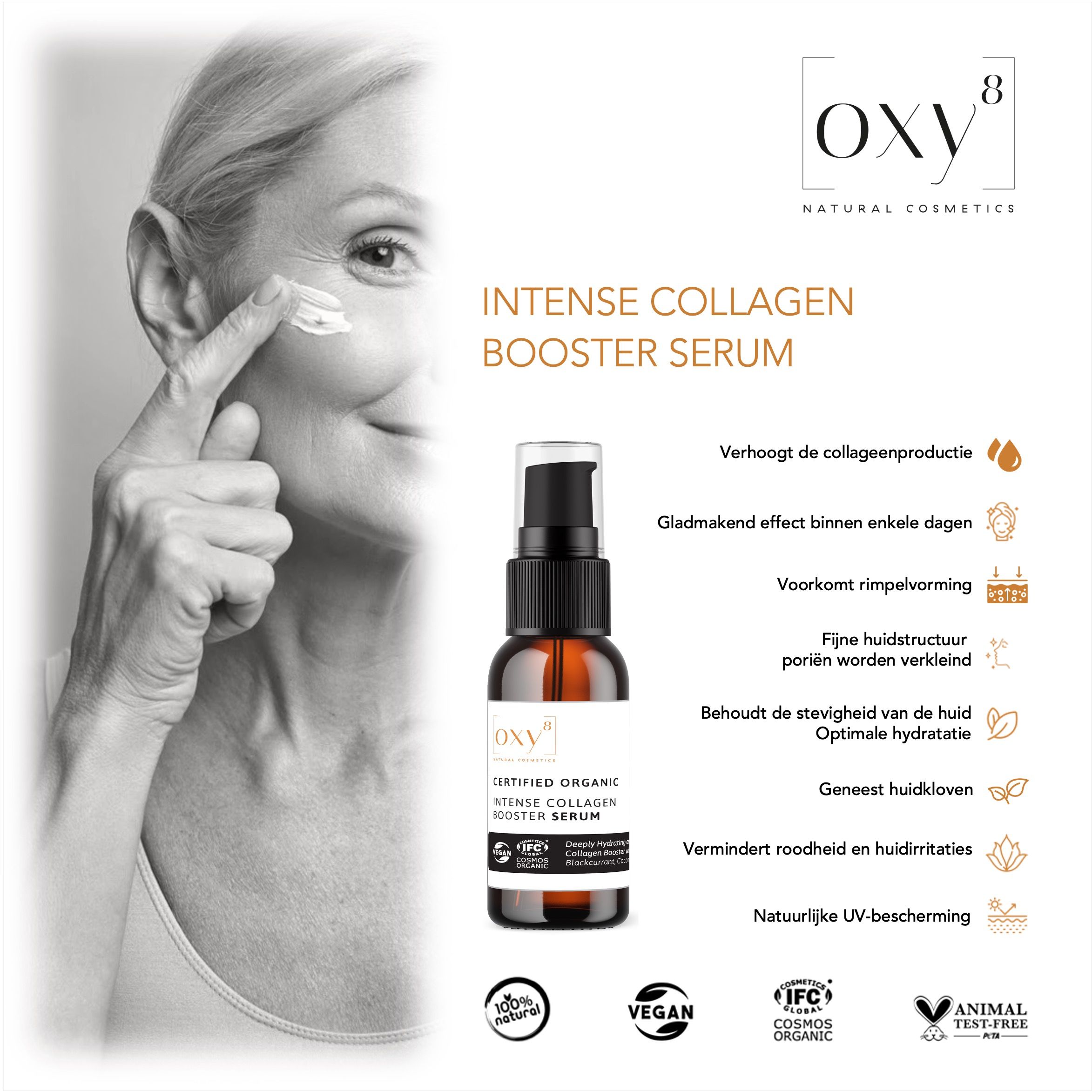 oxy8 Natural Cosmetics INTENSE COLLAGEN BOOSTER SERUM - Anti Aging