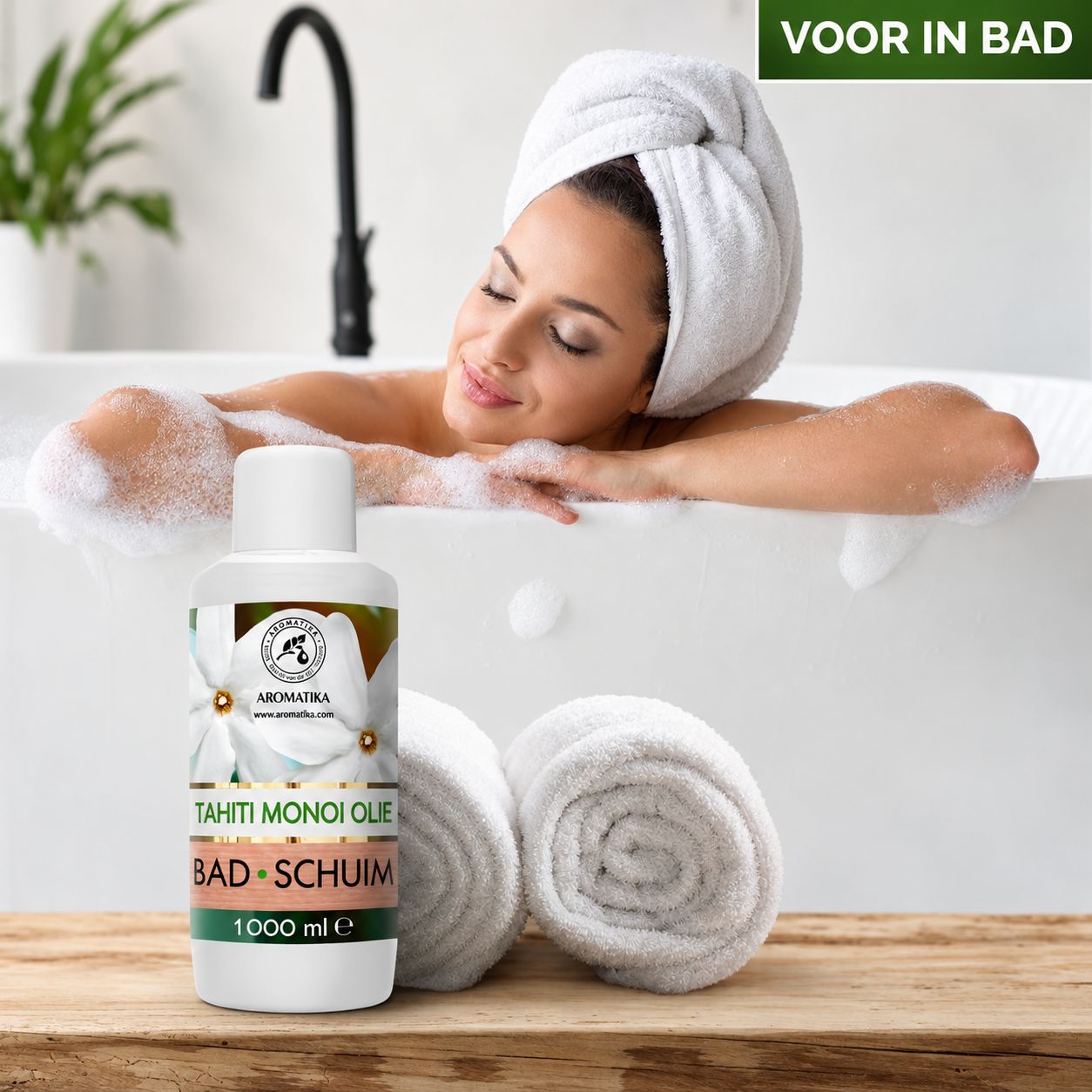 AROMATIKA Badschuim Monoi de Tahiti