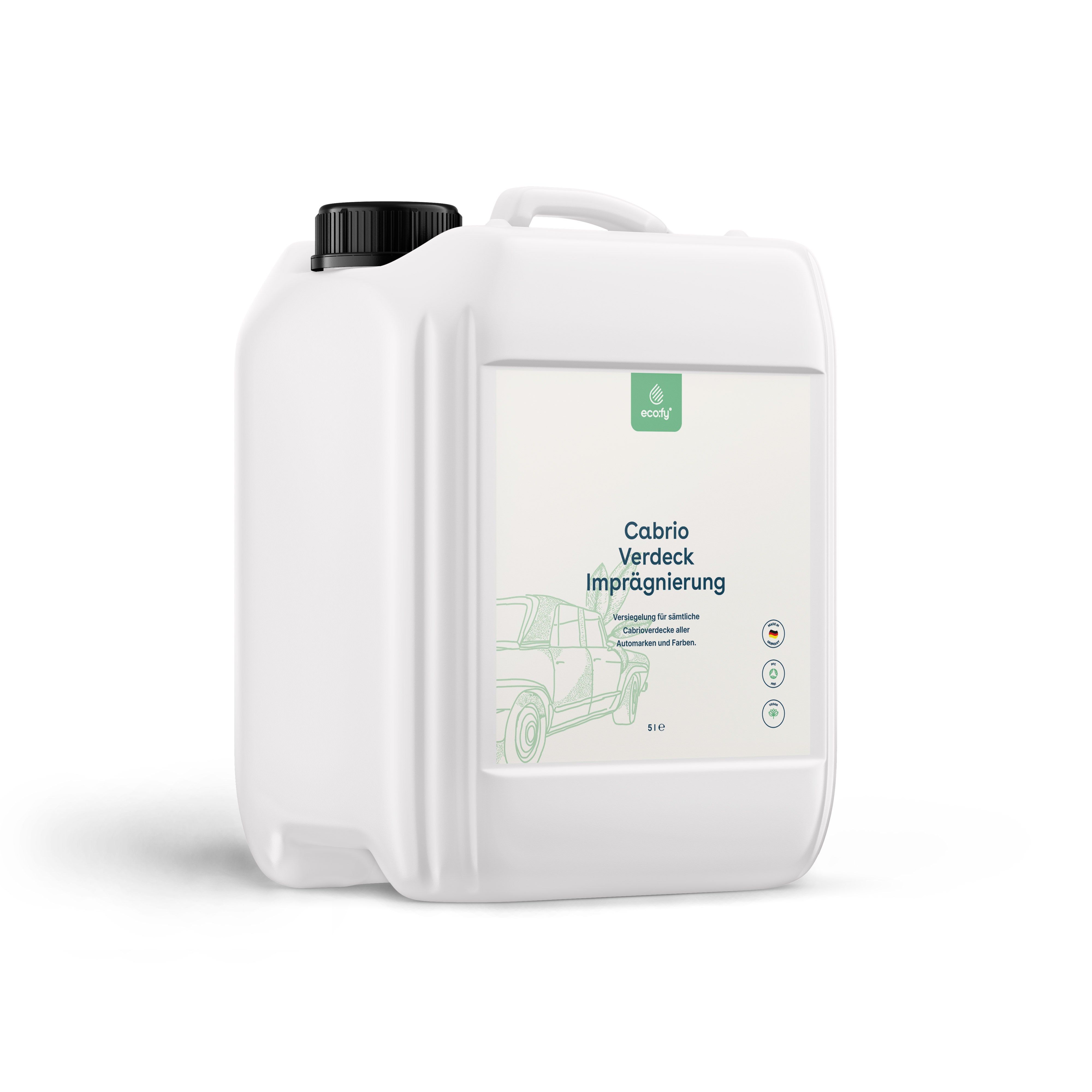 eco:fy® Imperméablisiant pour capote de cabriolet • traitement hydrofuge pour le toit