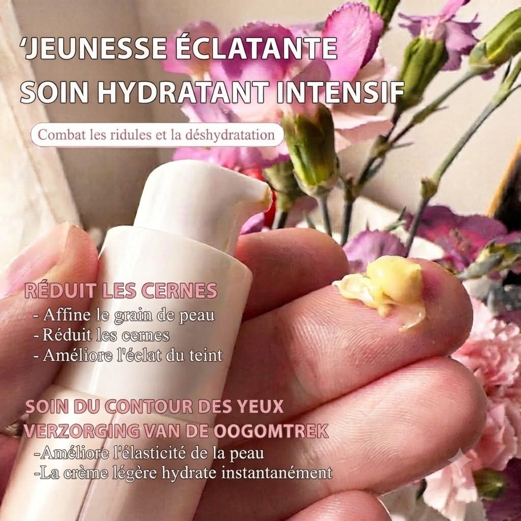 SUMMISHI Soin Coréen Ginseng + Rétinal Crème Contour des Yeux & Patchs Yeux