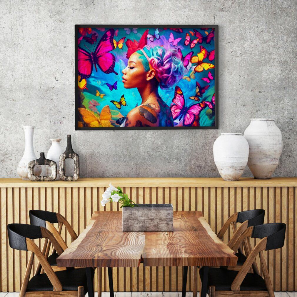 enjoy Puzzelkoningin van vlinders 1000 stuks