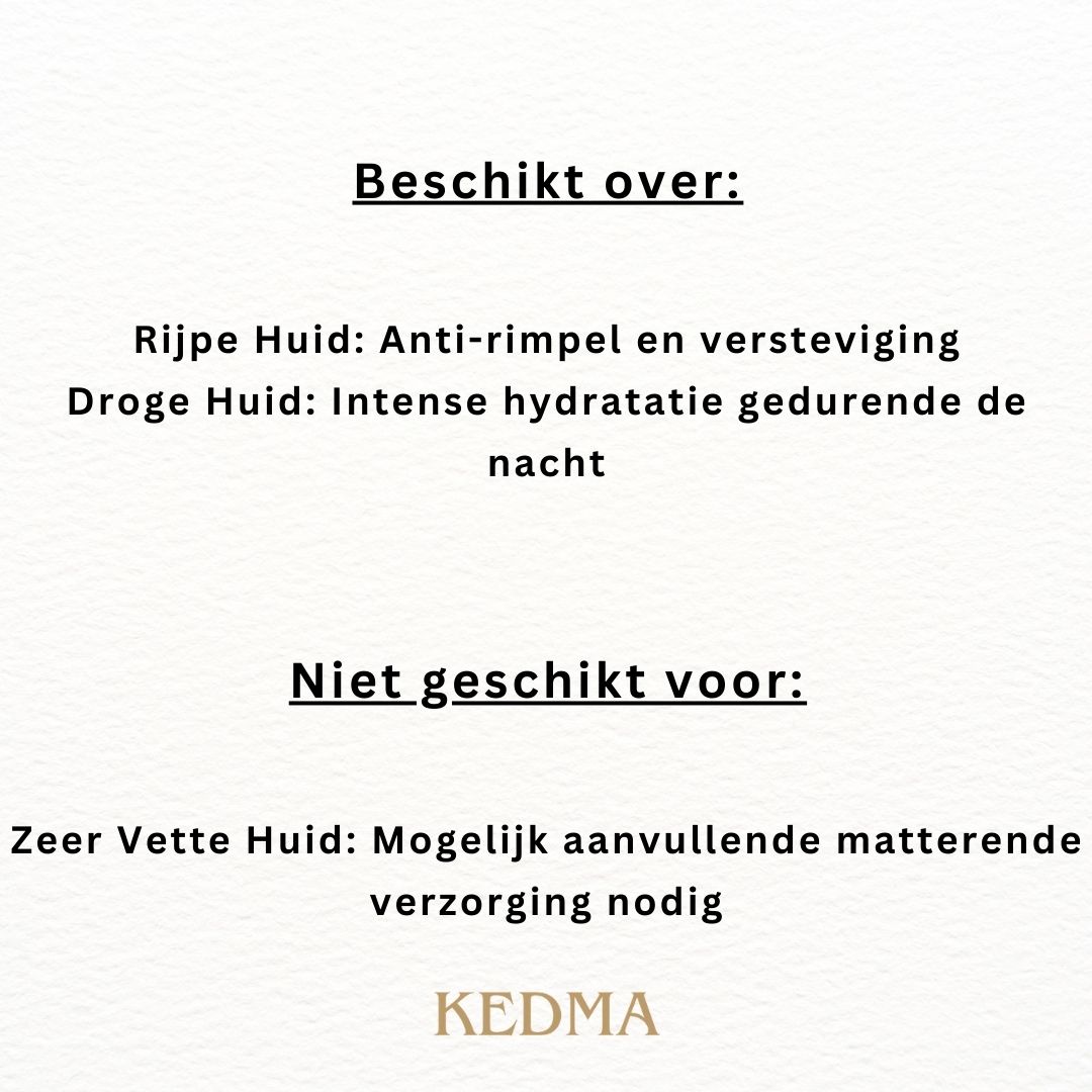 Kedma - Intensieve Nachtcrème met Mineralen uit de Dode Zee en Retinol