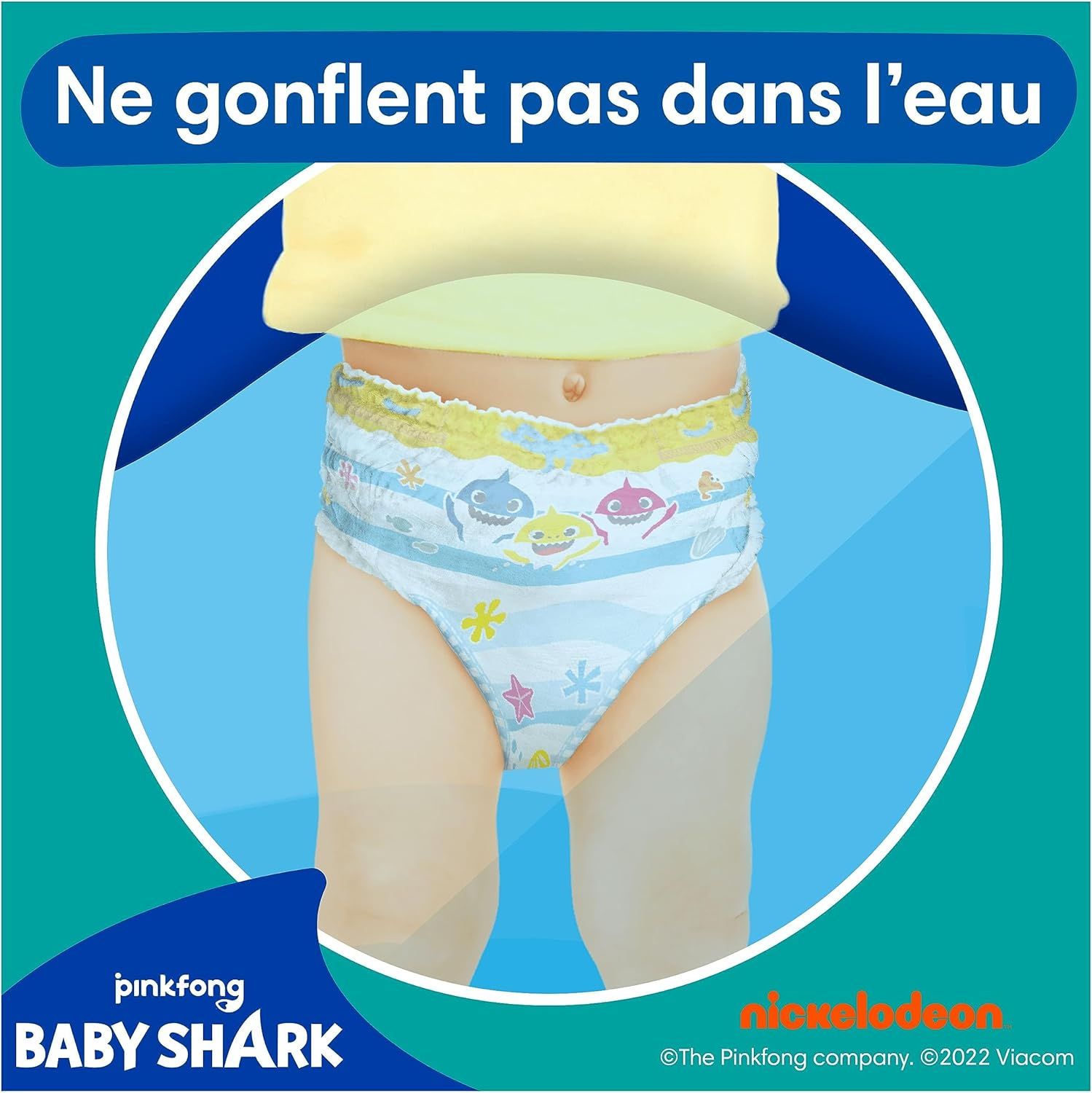 Pampers Splashers : ne gonflent pas dans l'eau.