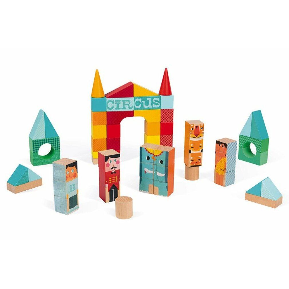 JanOD houten slat Kubix Circus 60st met vouwmat