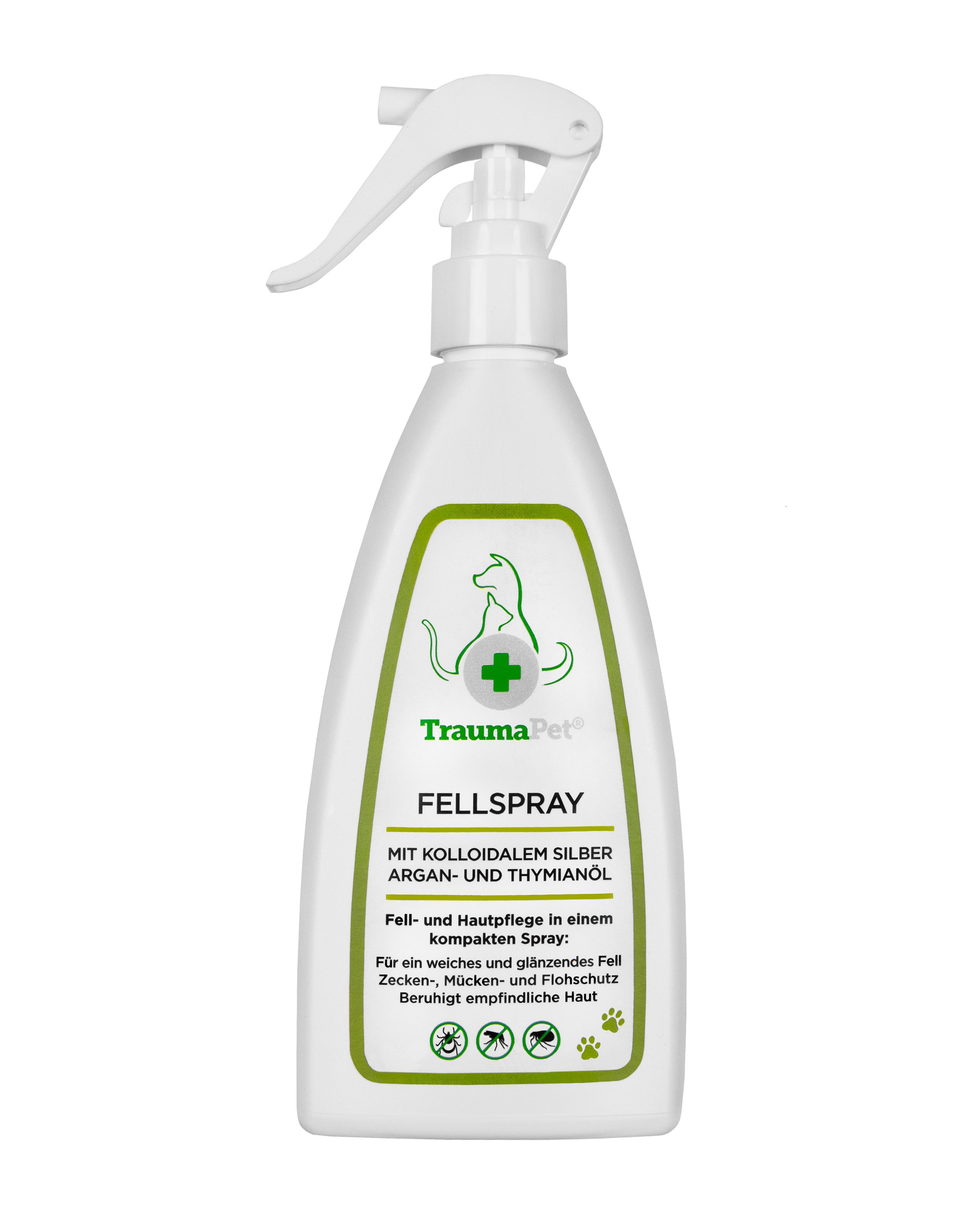 TraumaPet Spray pour le pelage à l'argent colloïdal pour chiens et chats